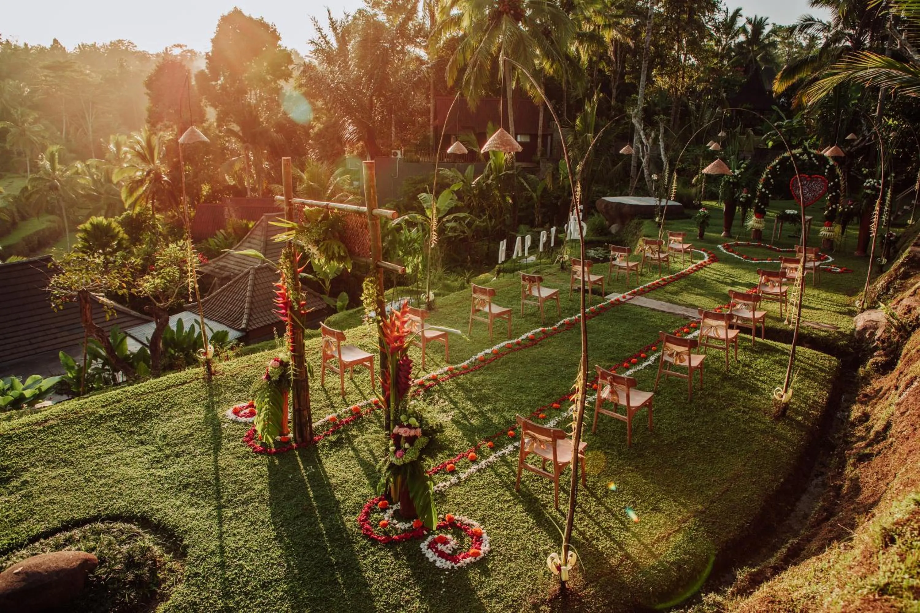 Garden in Pondok Sebatu Villa