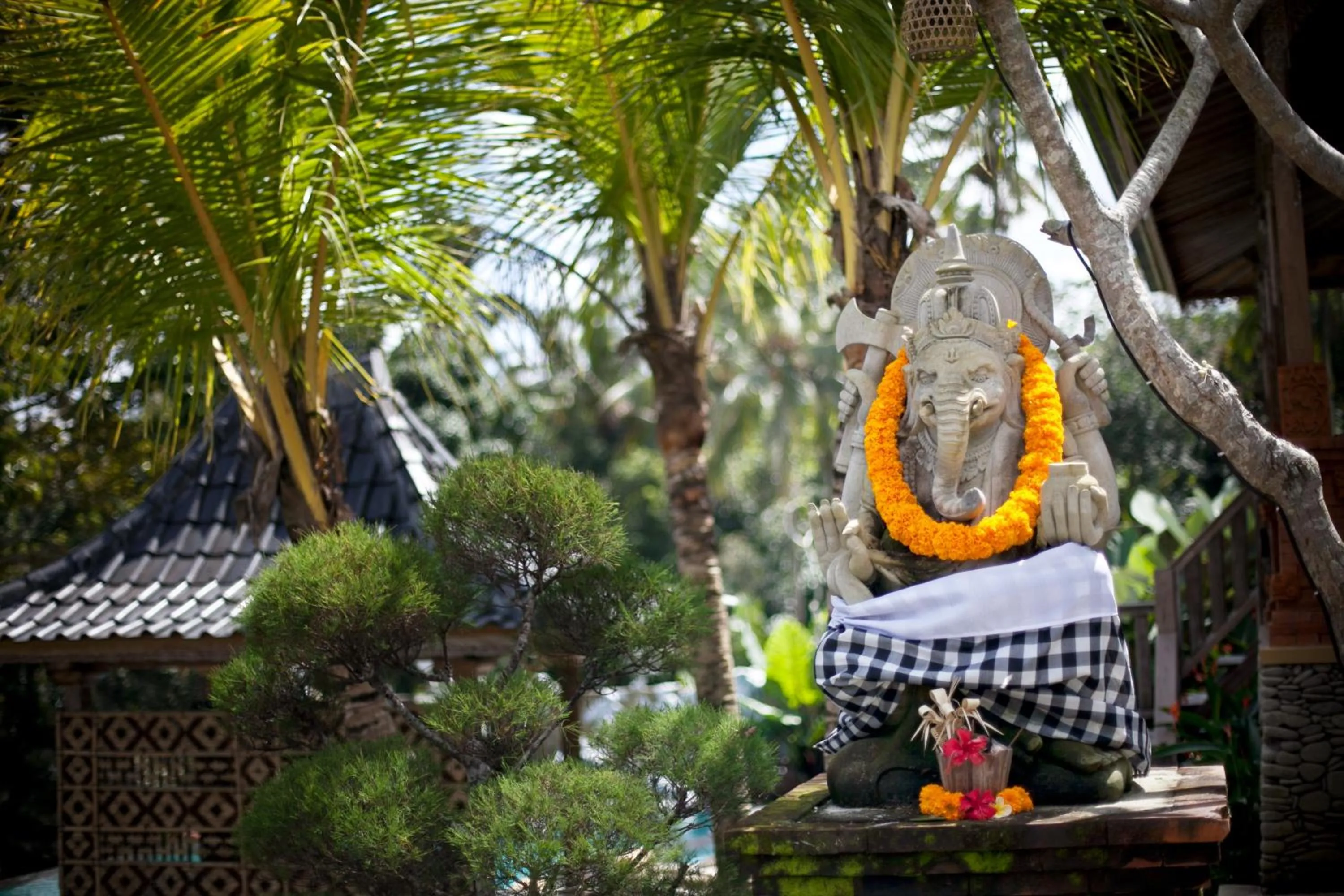 Decorative detail in Pondok Sebatu Villa