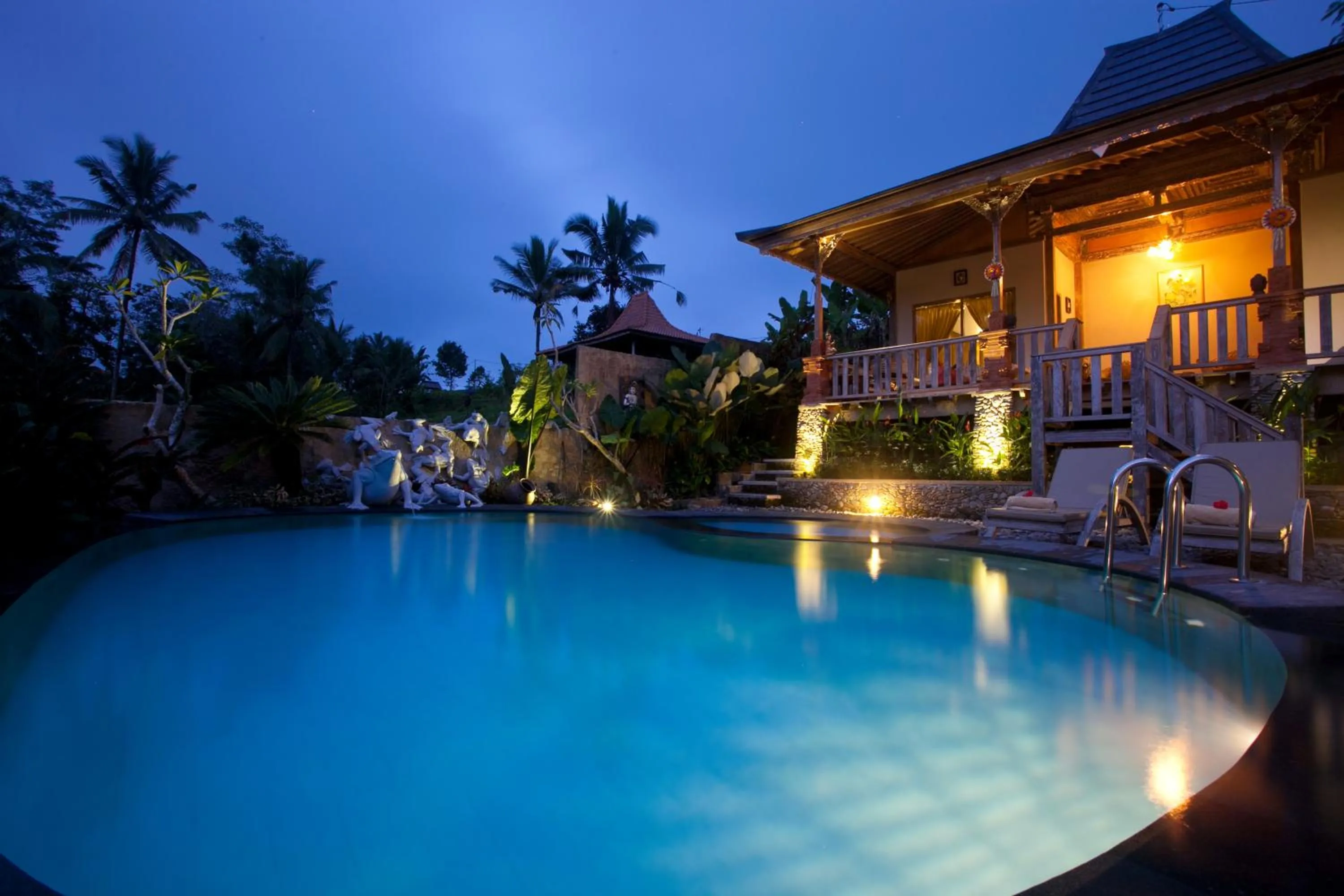Swimming pool in Pondok Sebatu Villa