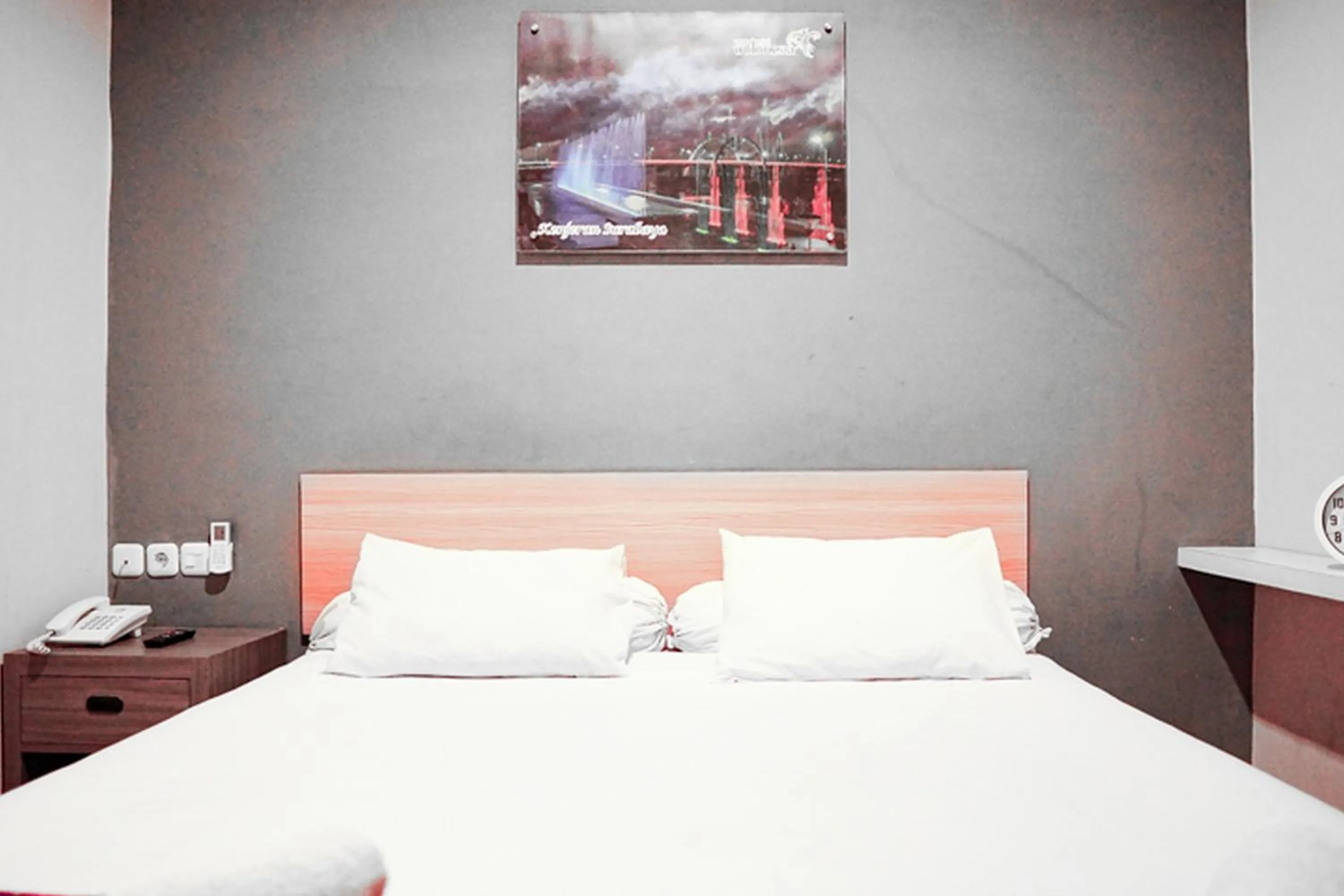 Bed in Audah Syariah Residence Mitra RedDoorz
