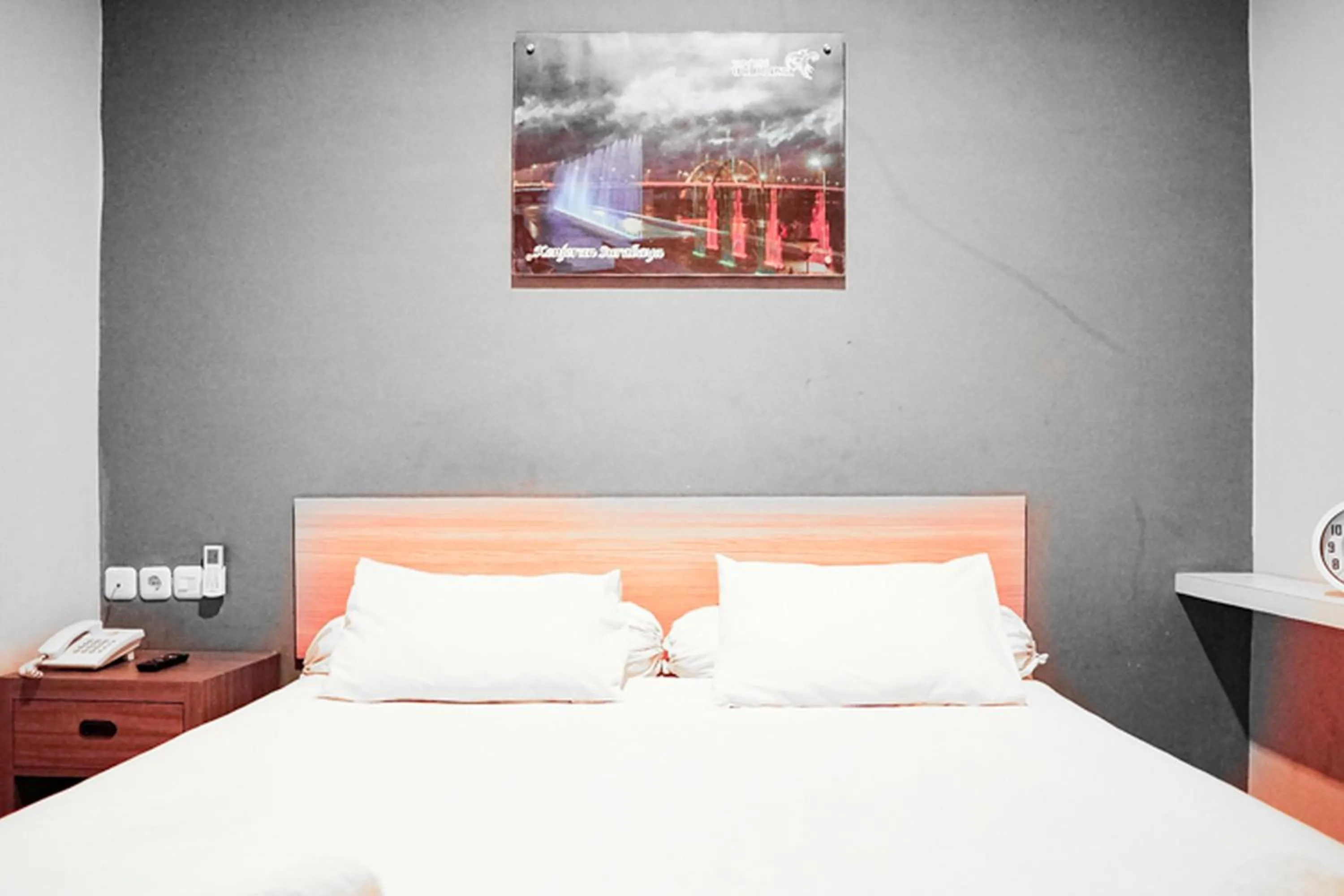 Bed in Audah Syariah Residence Mitra RedDoorz