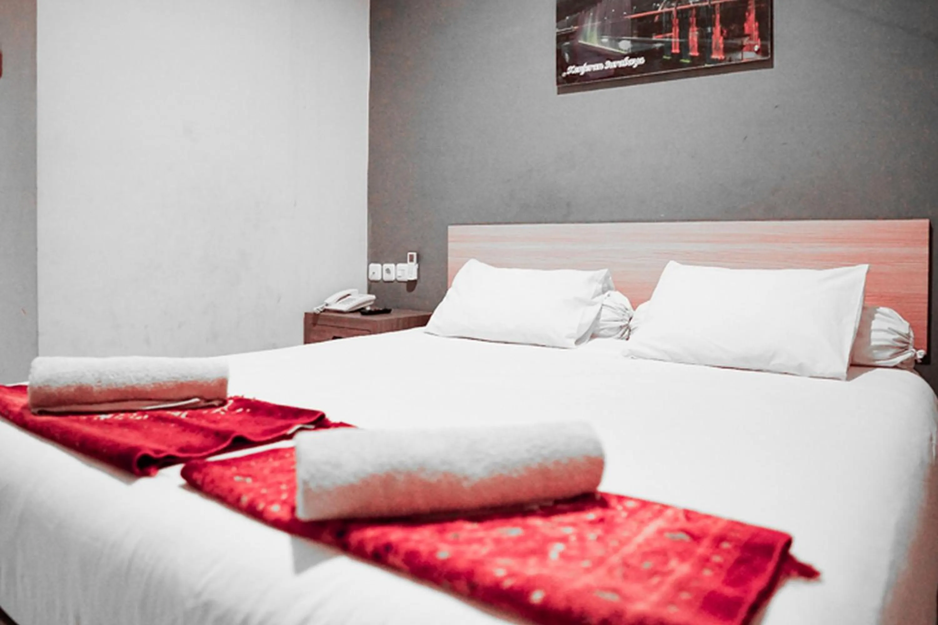 Bed in Audah Syariah Residence Mitra RedDoorz