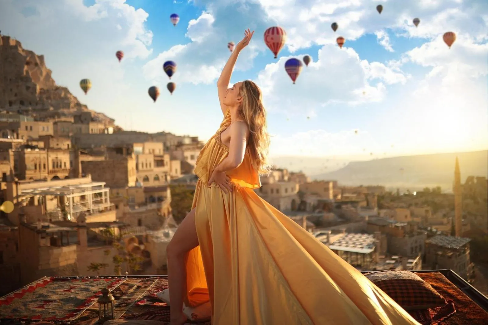 Balcony/Terrace in Mak's Cave House