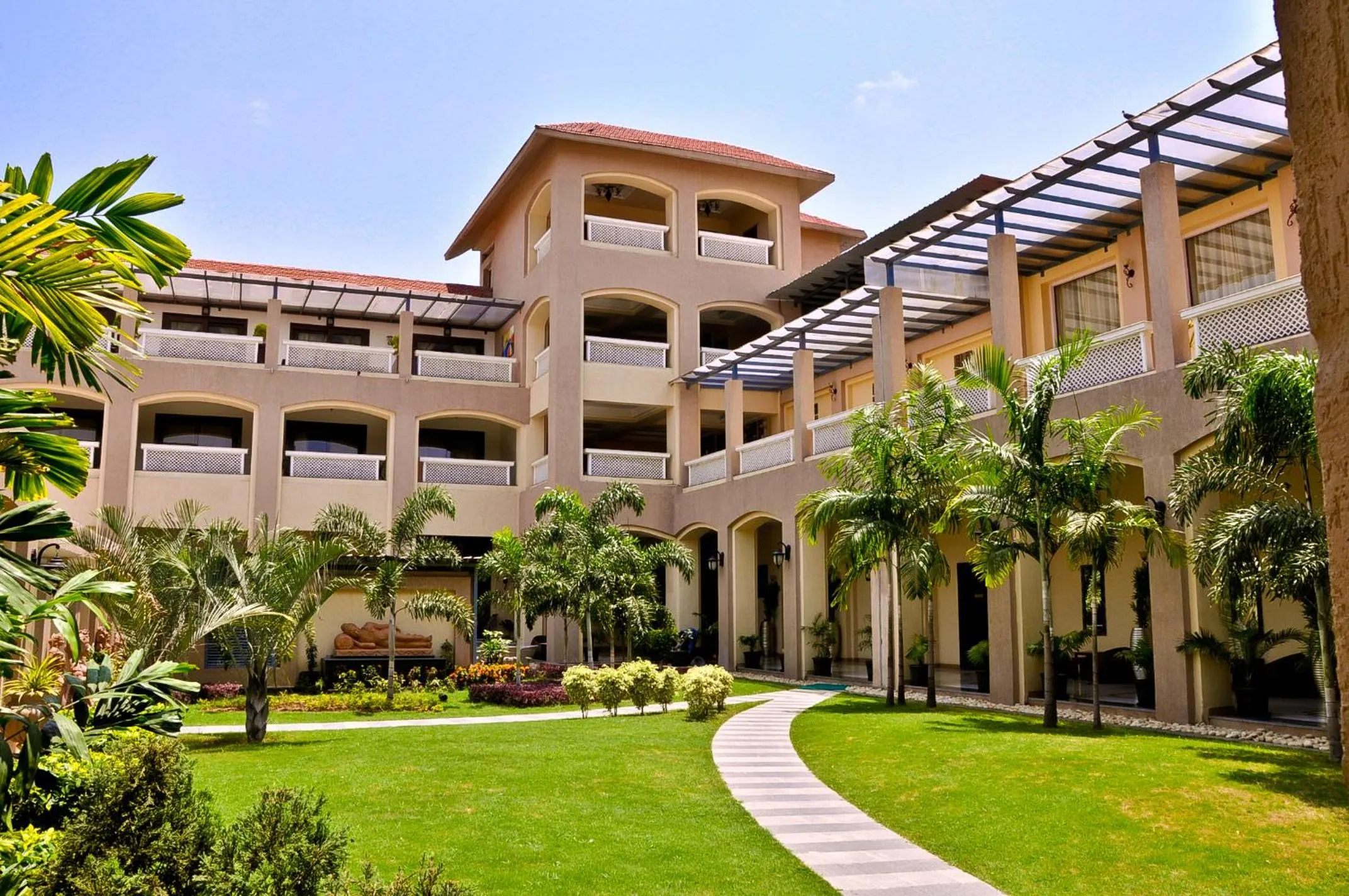 Property building in Pramod Convention & Club Resort