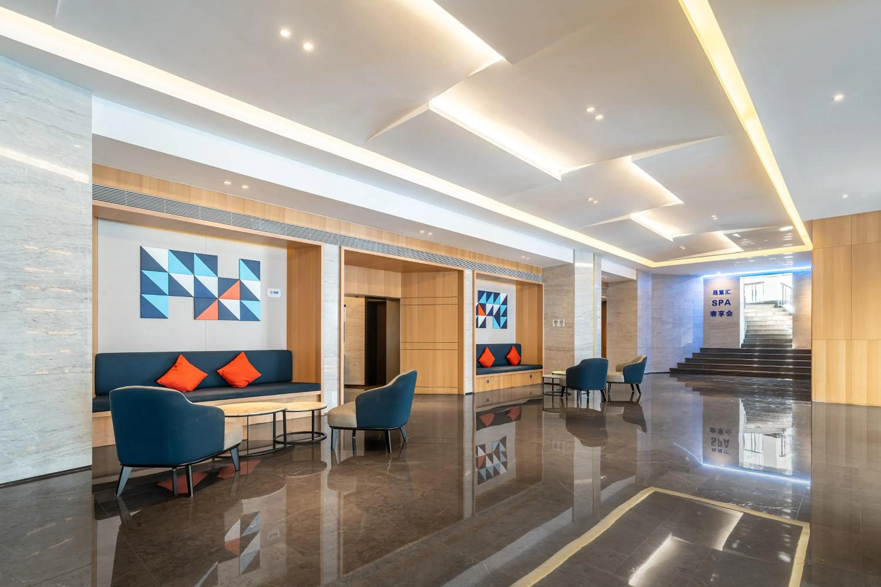 Seating area in Holiday Inn Express Xiamen LuShan