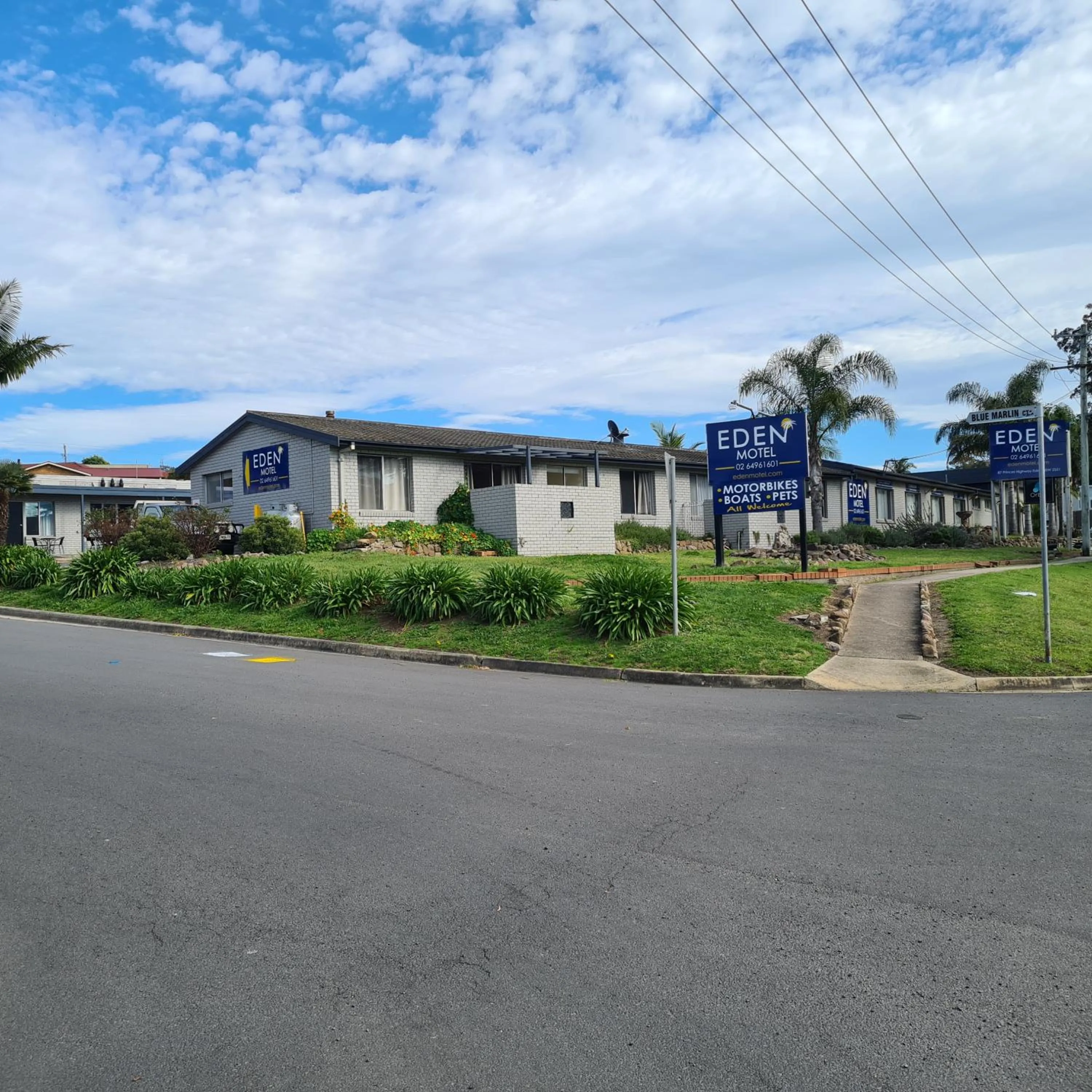 Property building in Eden Motel