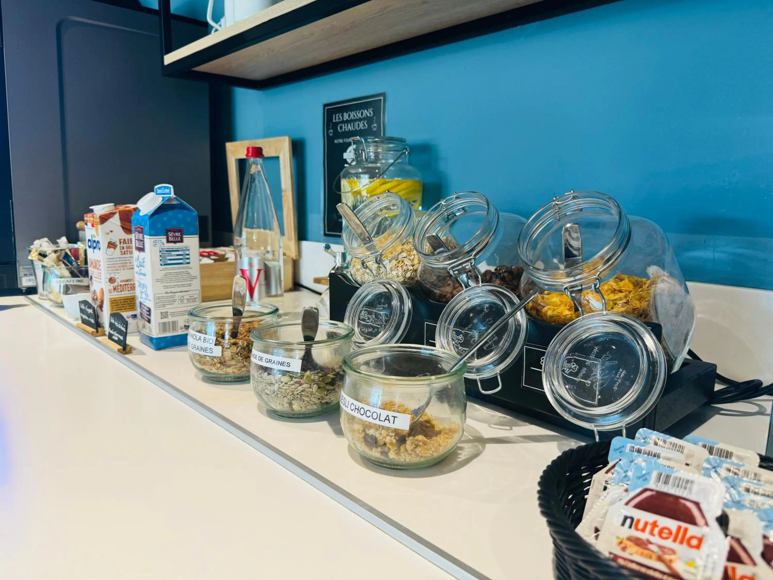 Breakfast in Kyriad Bordeaux Nord Sainte Eulalie