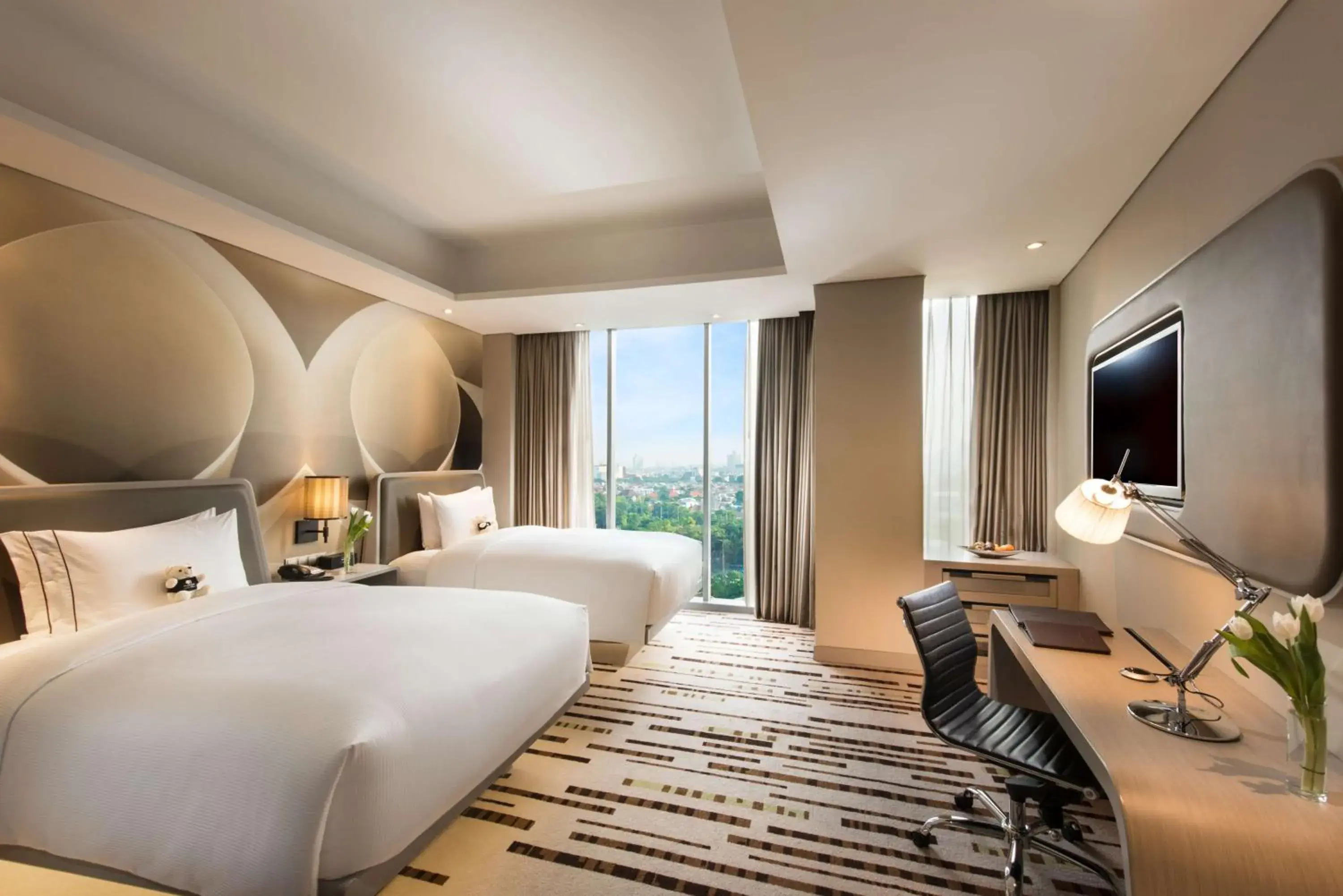 Twin Room in DoubleTree by Hilton Jakarta - Diponegoro Twin Room in DoubleTree by Hilton Jakarta - Diponegoro
