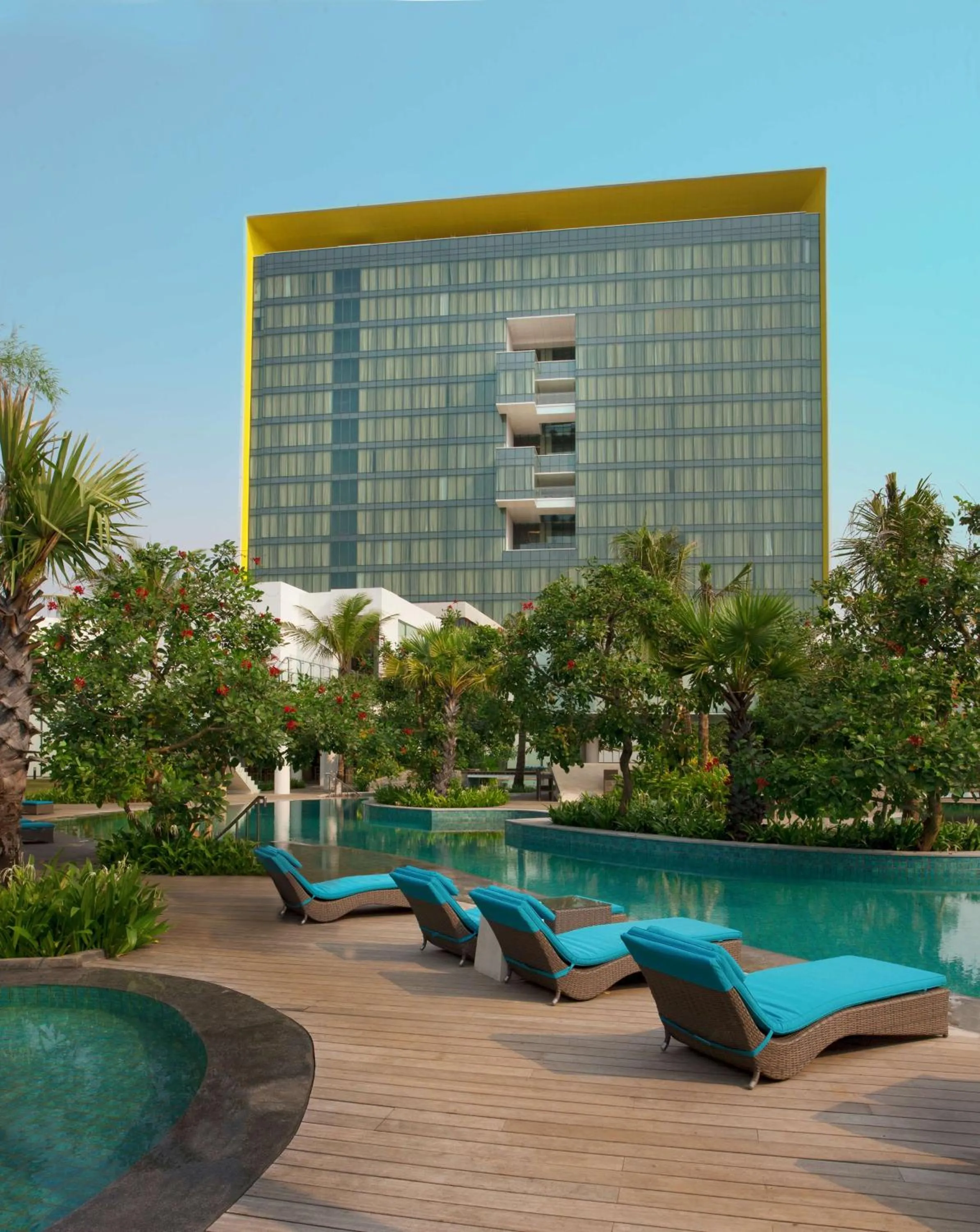 Pool view in DoubleTree by Hilton Jakarta - Diponegoro