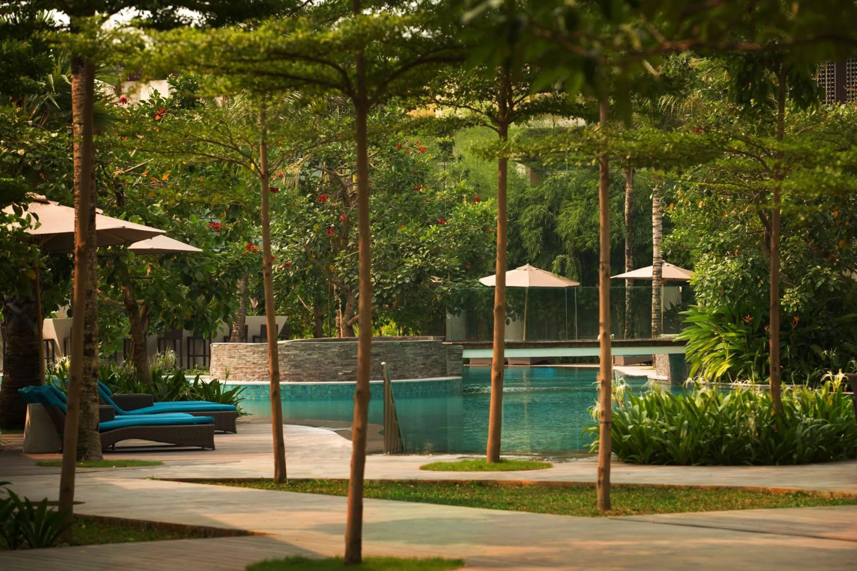 Pool view in DoubleTree by Hilton Jakarta - Diponegoro