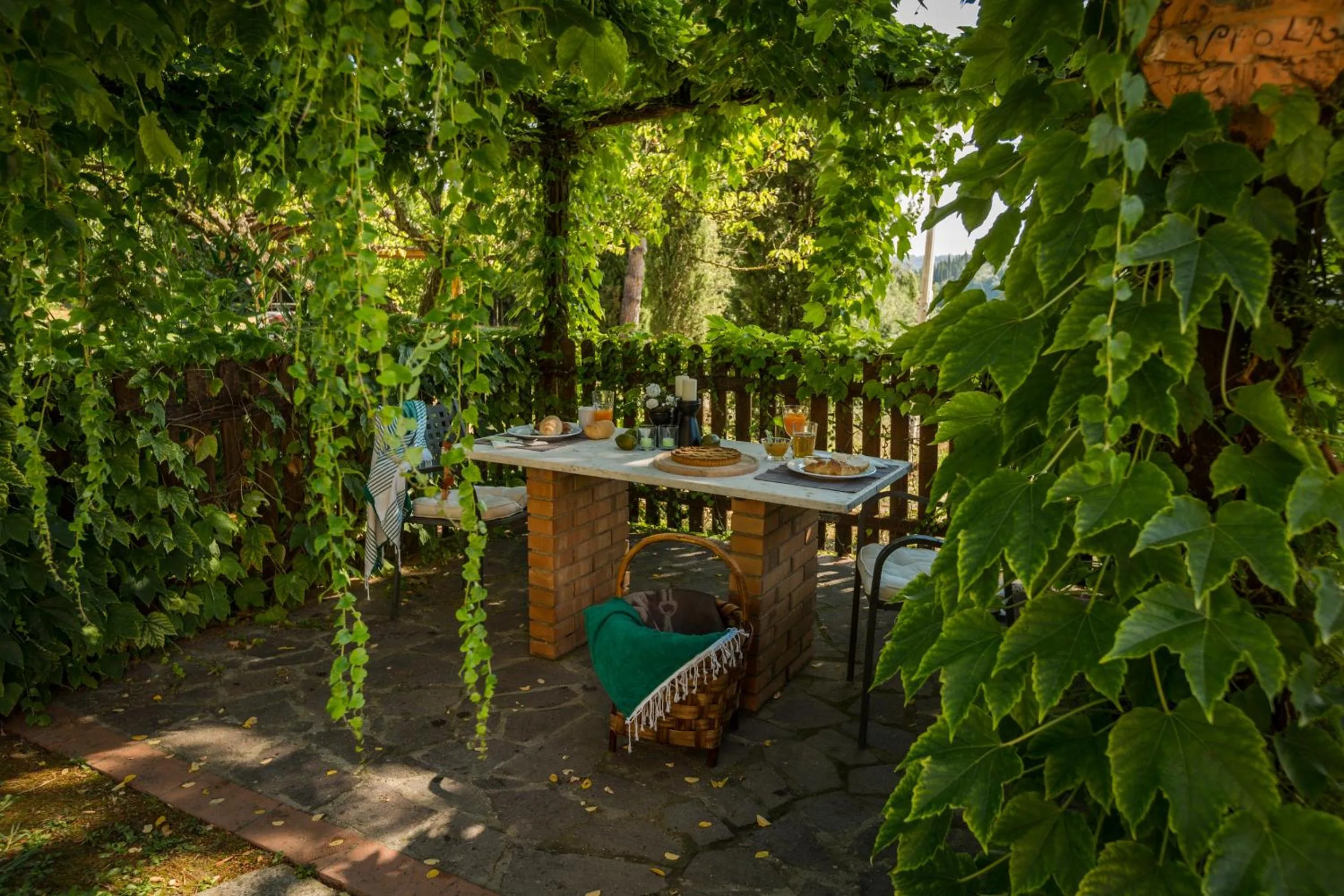 Patio in Agriturismo Canale