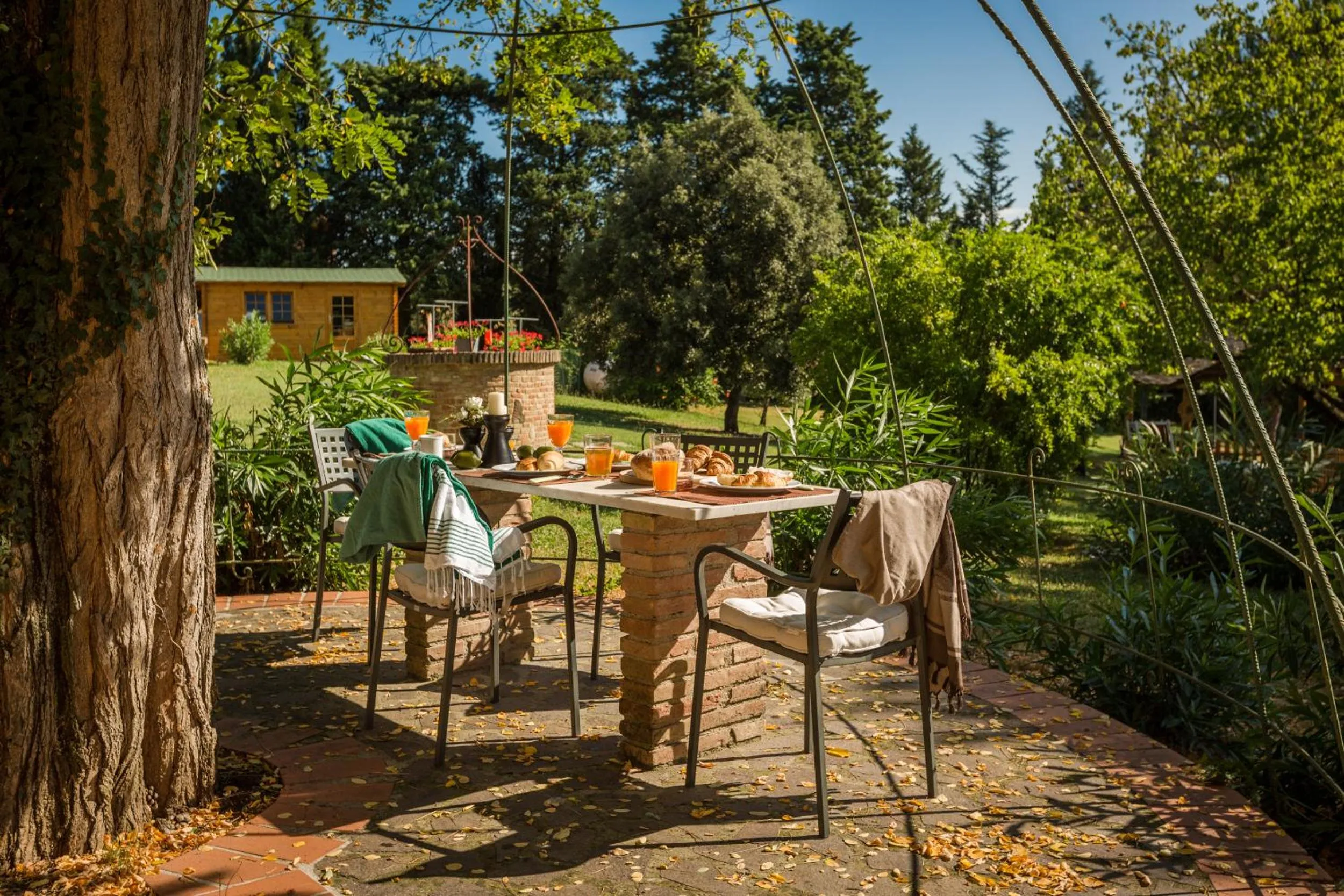 Patio in Agriturismo Canale