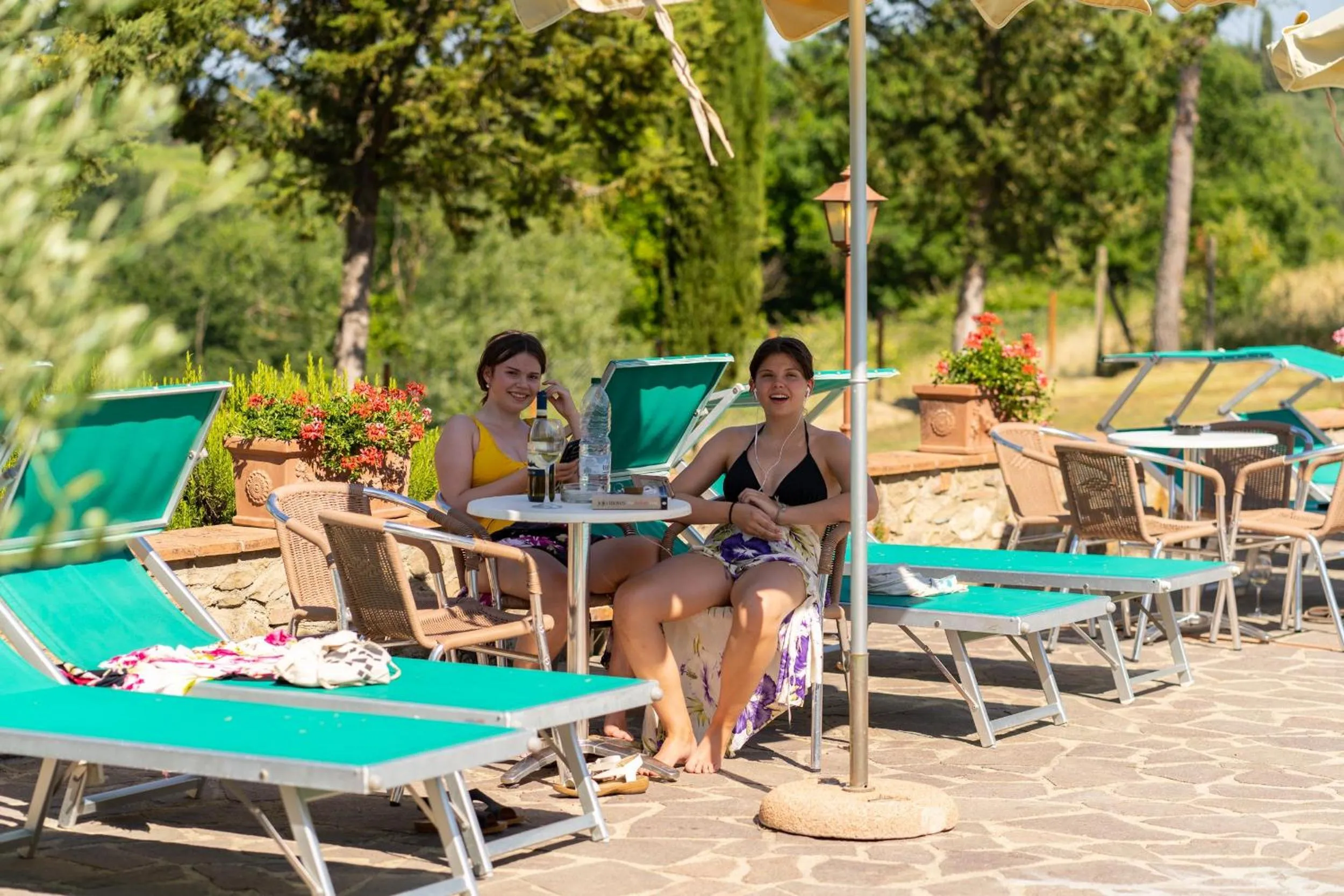 Patio in Agriturismo Canale