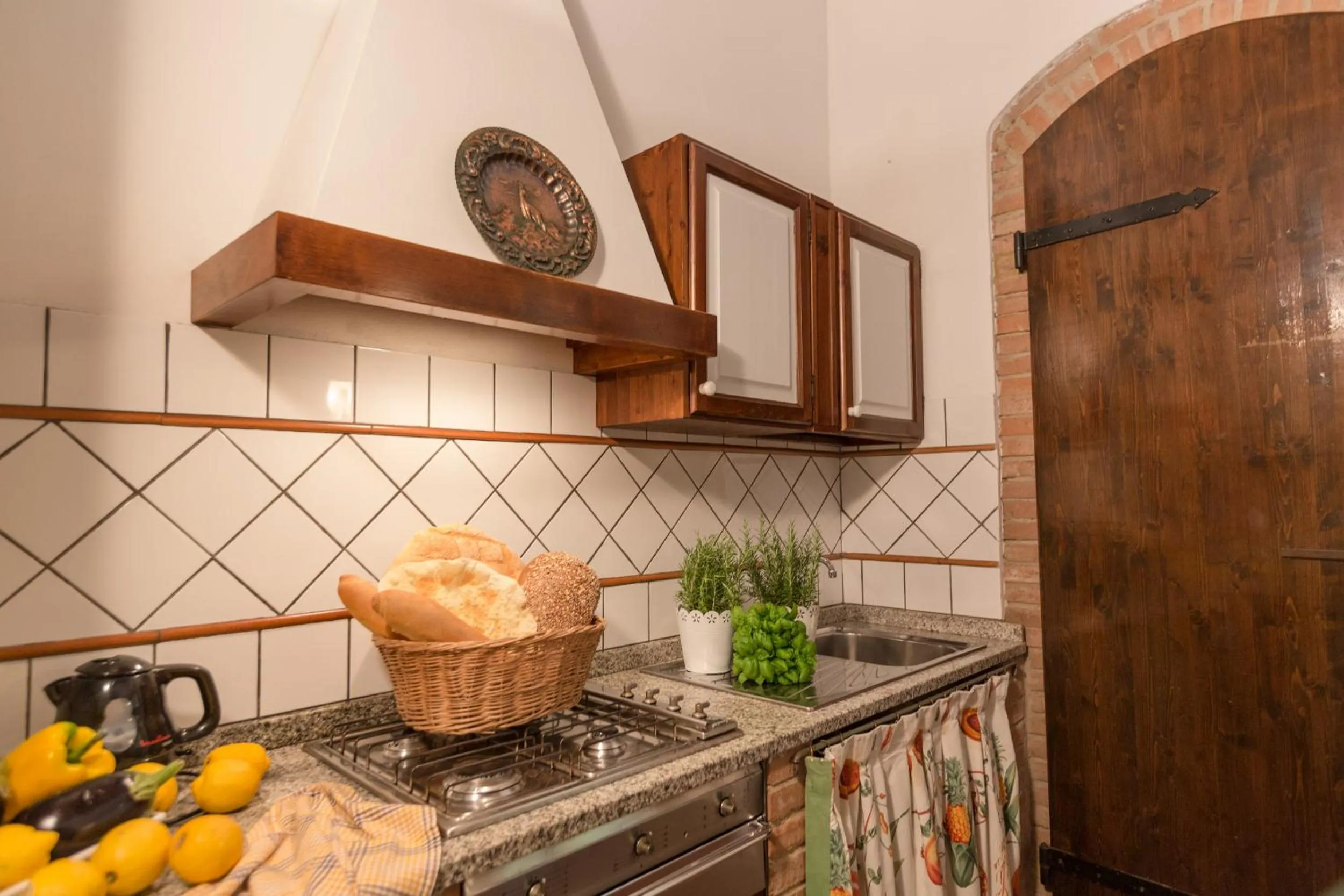 Kitchen or kitchenette in Agriturismo Canale