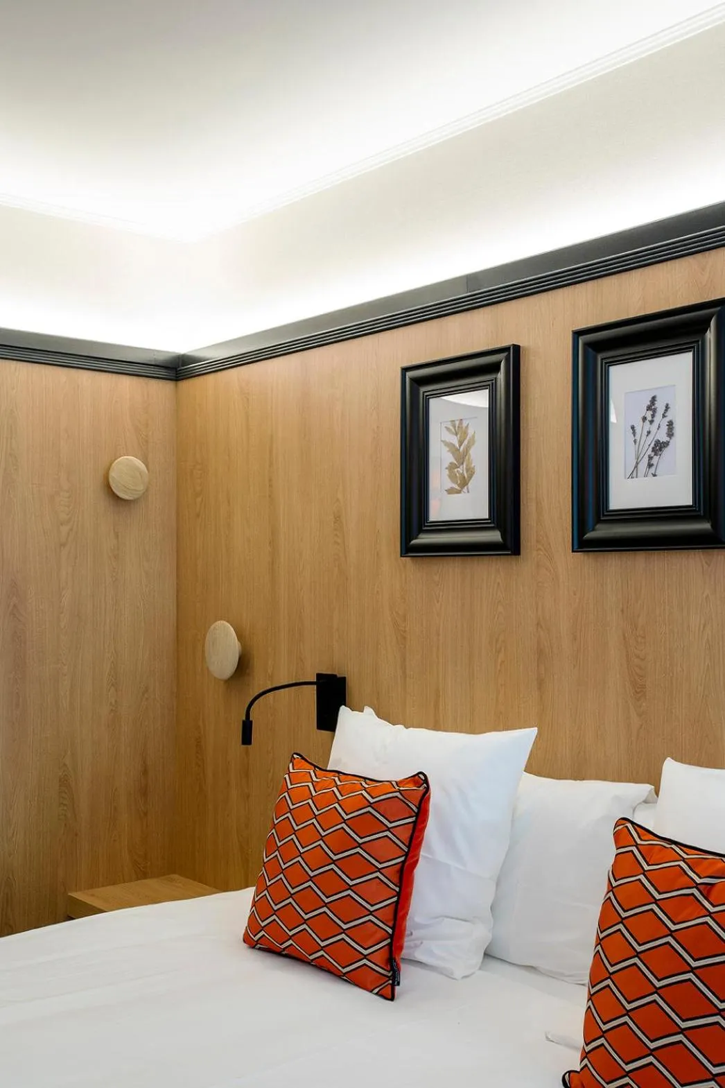 Bed in Hôtel Les Ardillières du Pont d'Oye