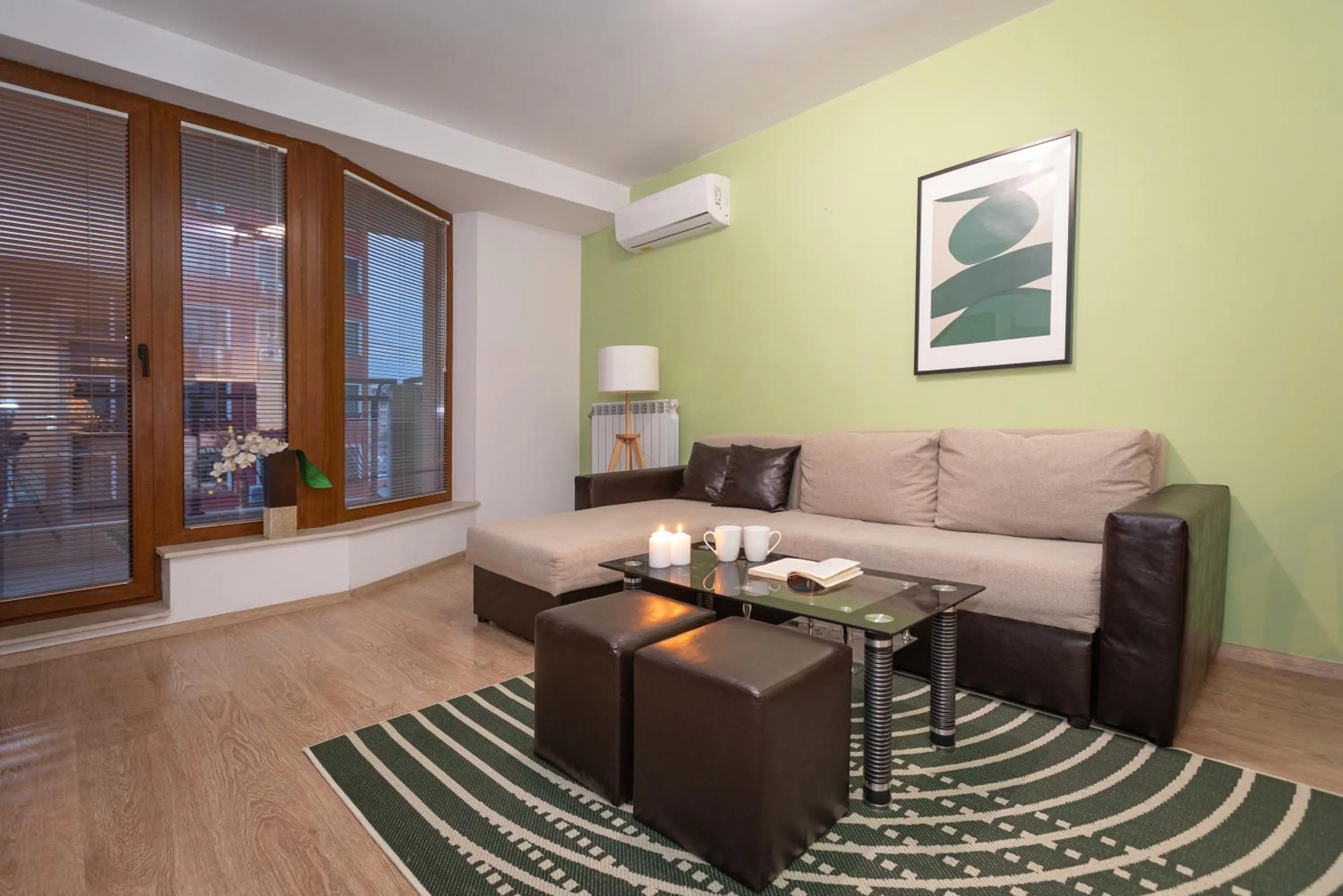 Living room in Modern and Bright Apartments near Center - FREE PARKING