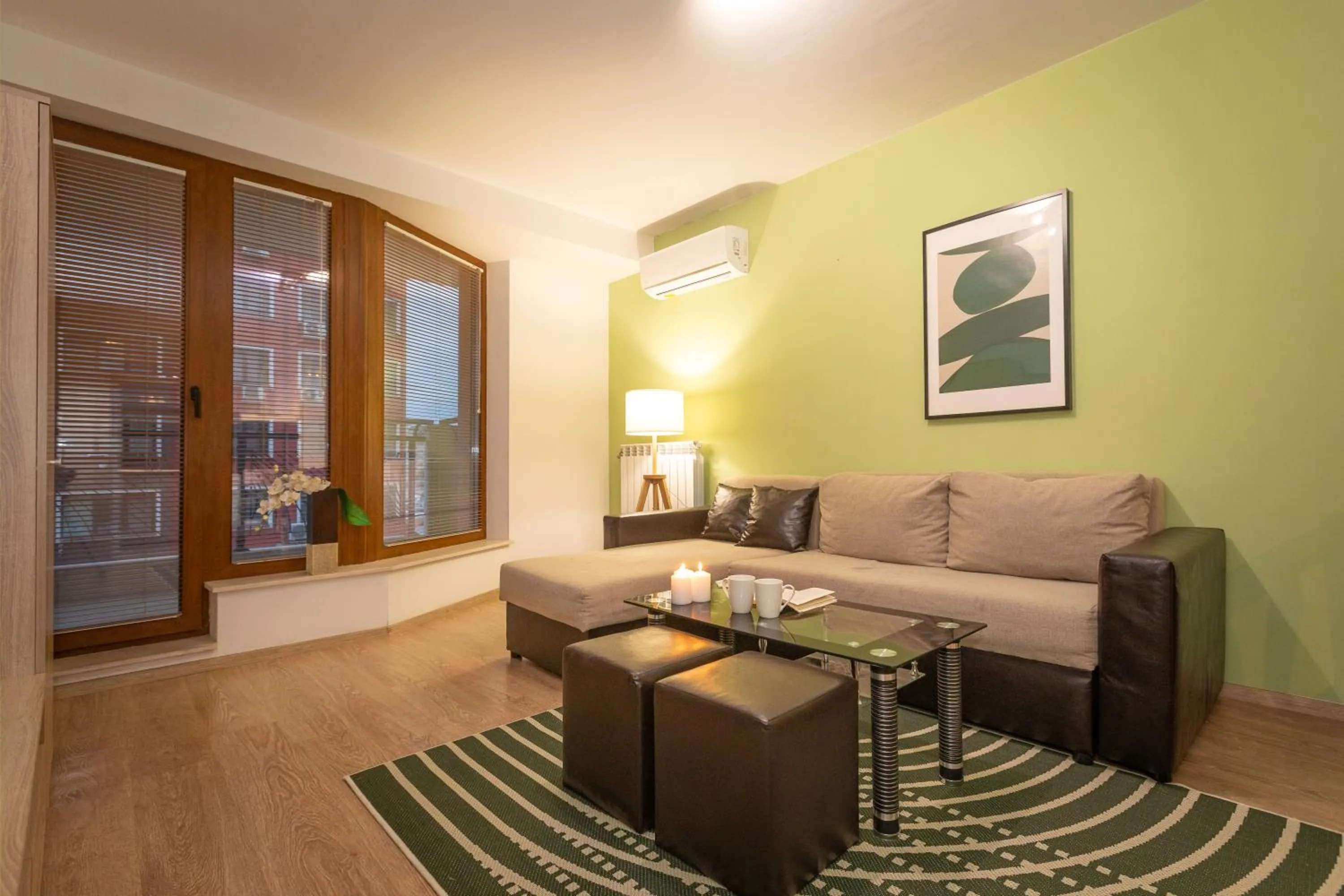 Living room in Modern and Bright Apartments near Center - FREE PARKING