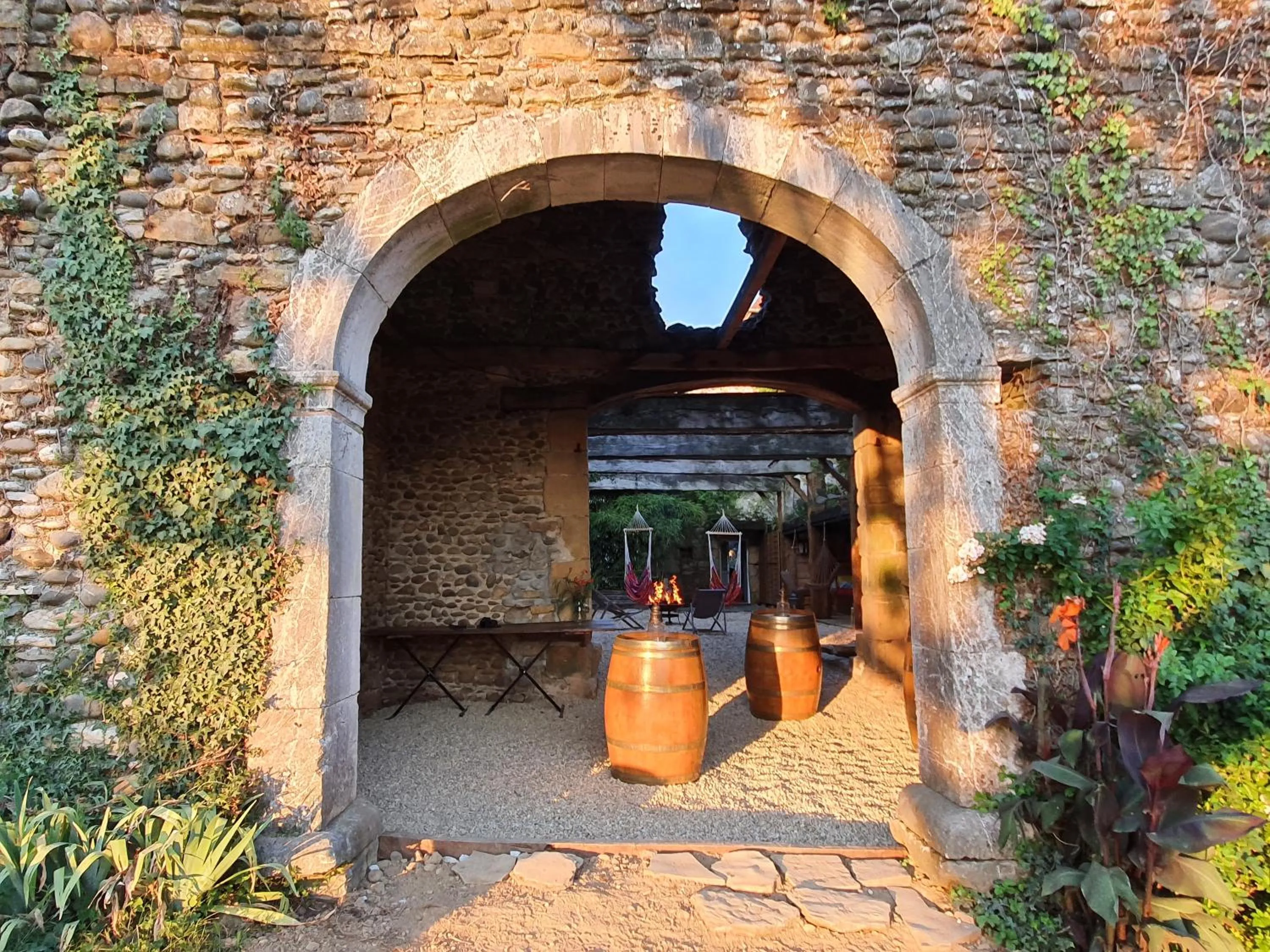 Patio in Domaine de la Castagnère