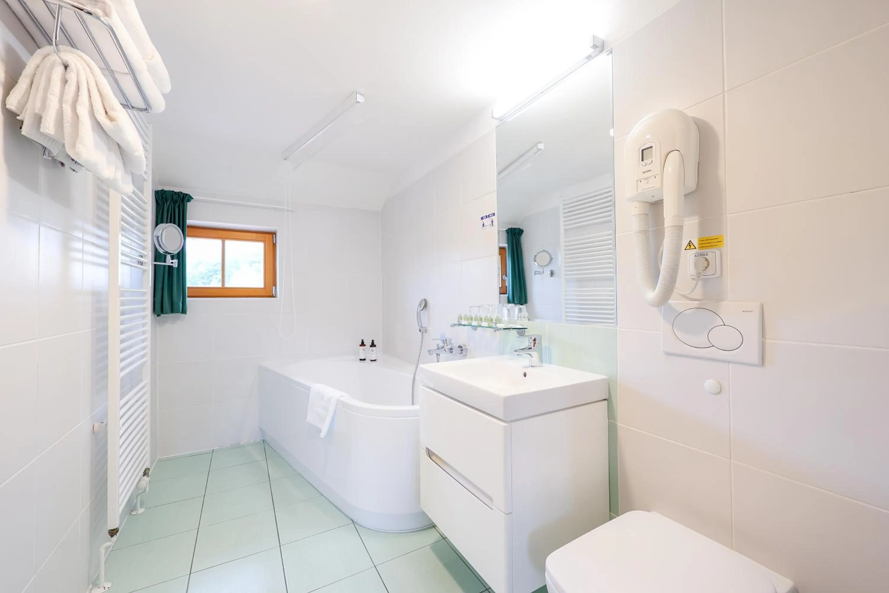 Toilet in Hotel Mlýn