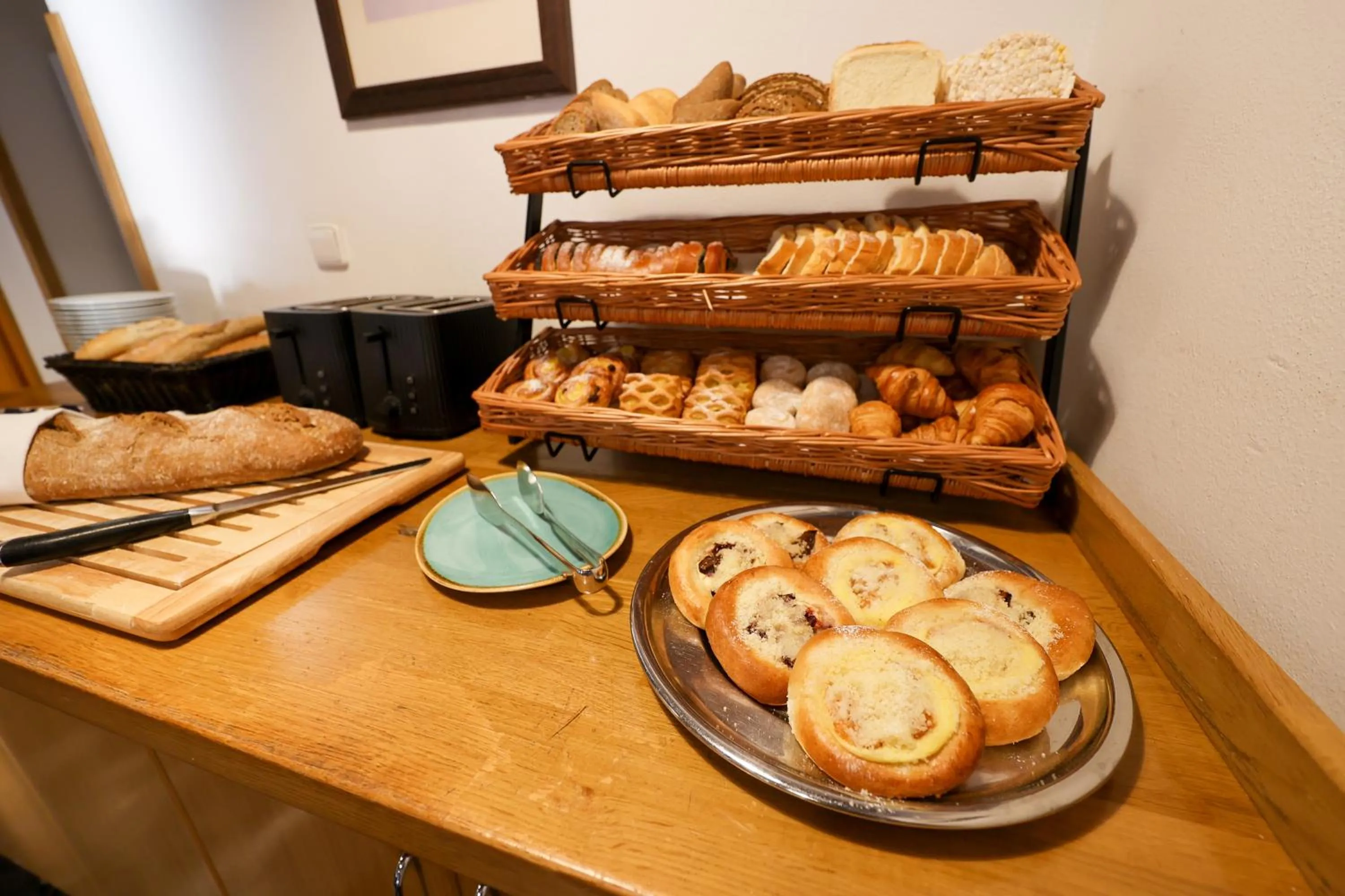 Buffet breakfast in Hotel Mlýn