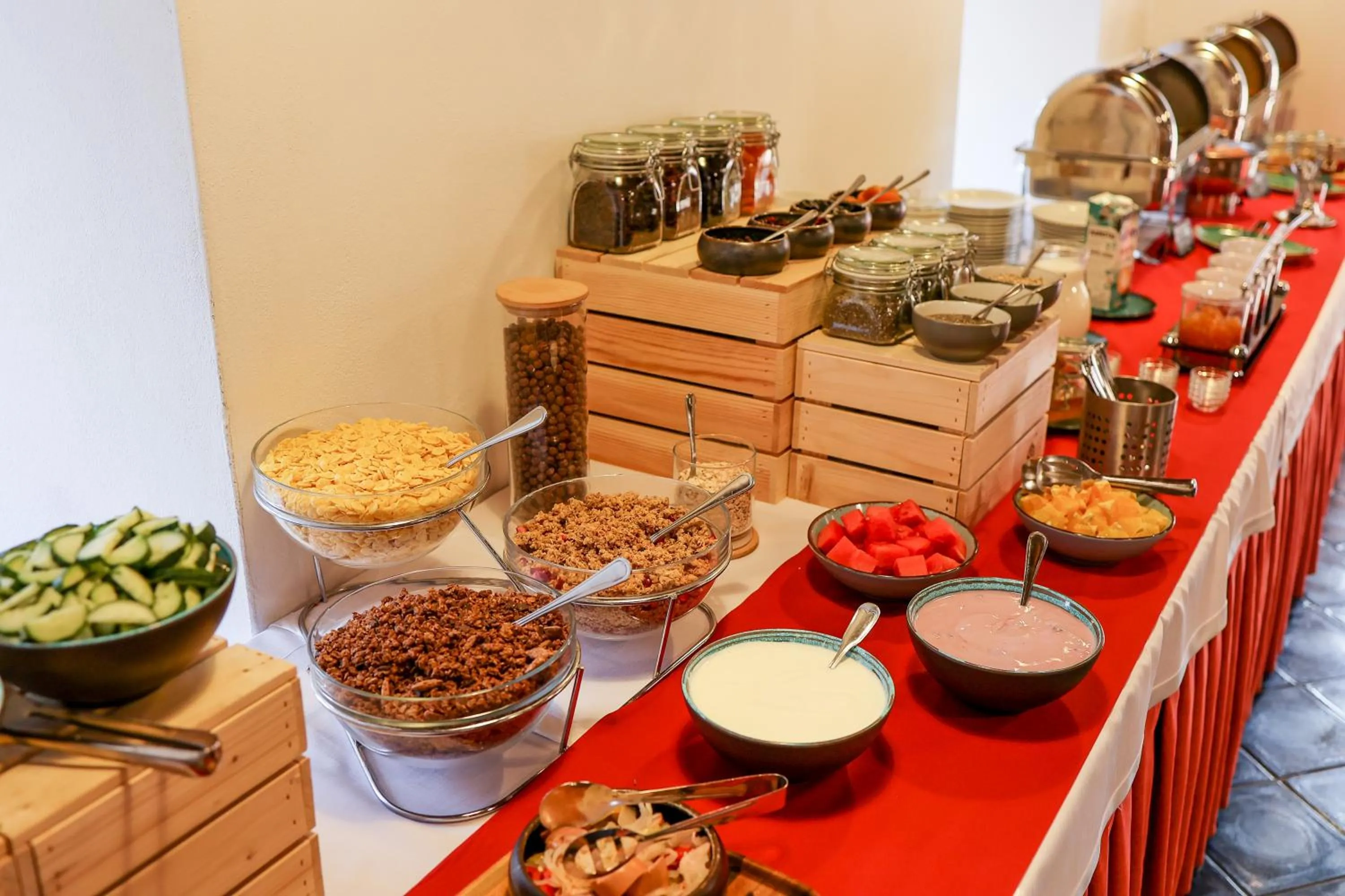 Breakfast in Hotel Mlýn