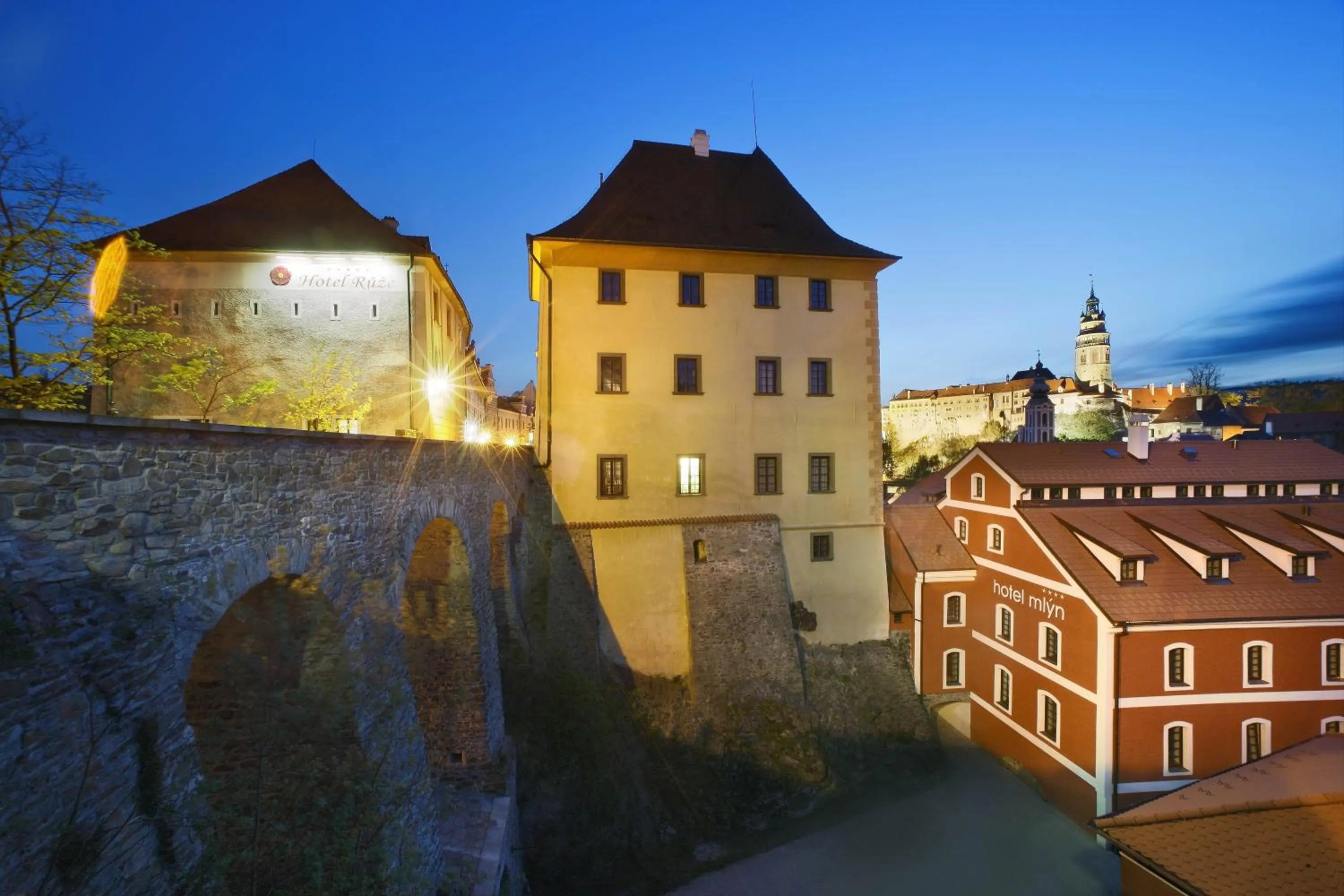 Facade/entrance in Hotel Mlýn