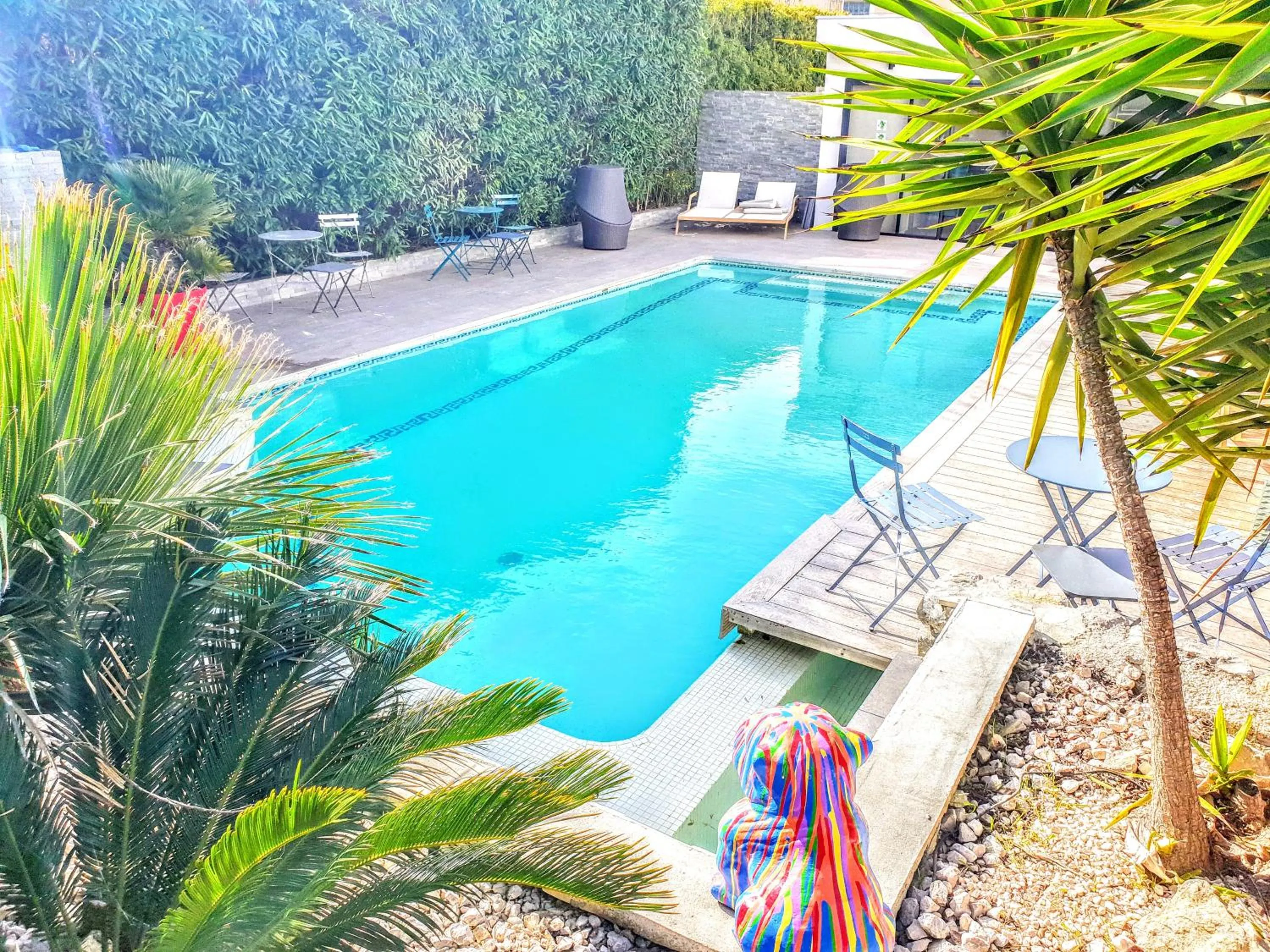Swimming pool in La Villa Blanche