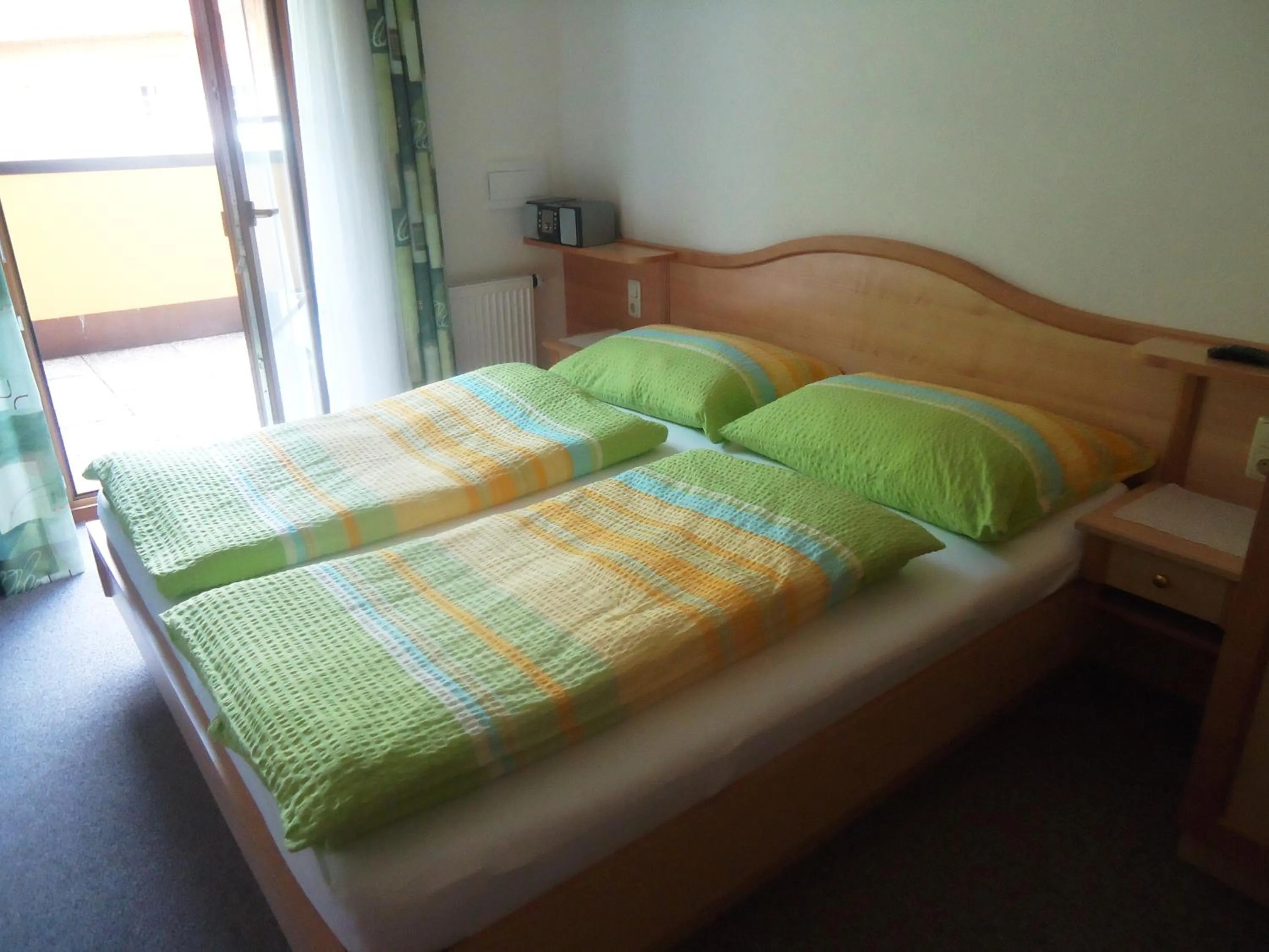 Bed in Pension Wald