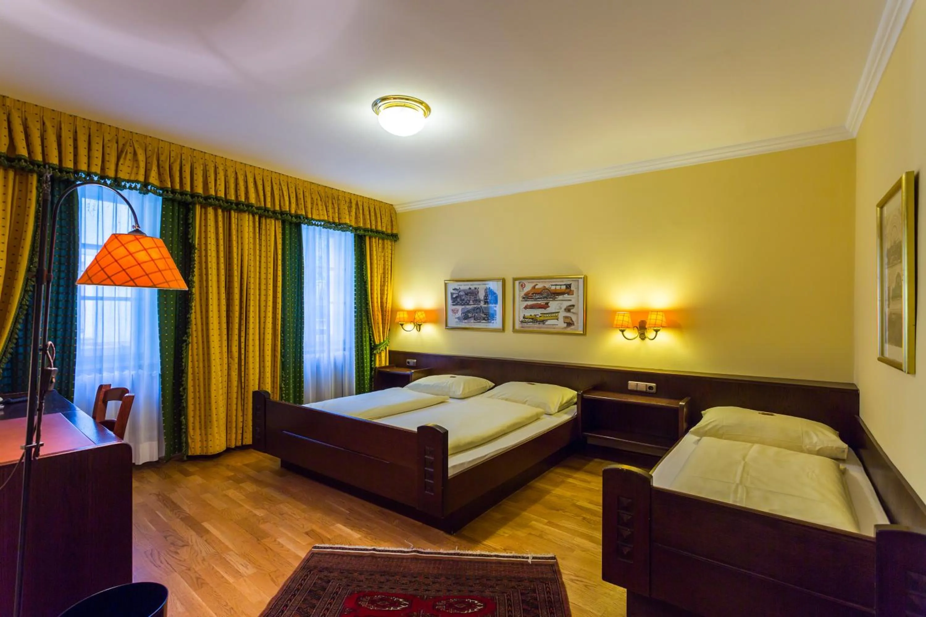 Bedroom, Bed in Hotel Gösser Bräu