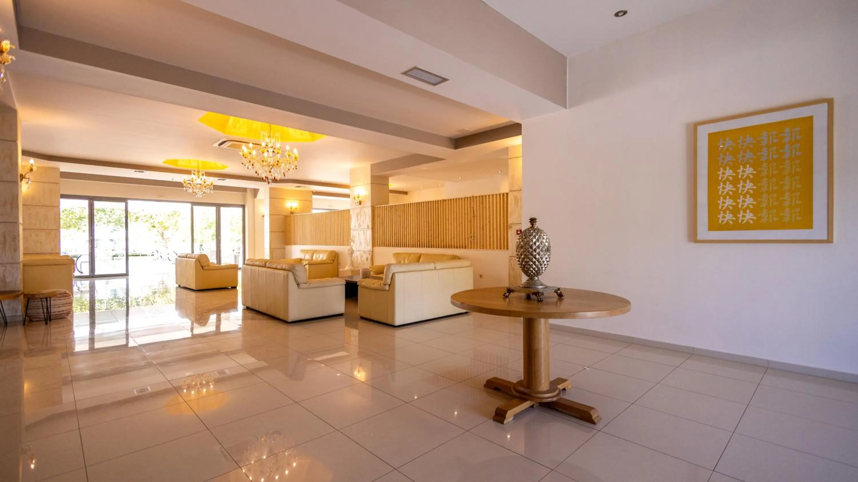 Seating area in Buka Sandy Beach