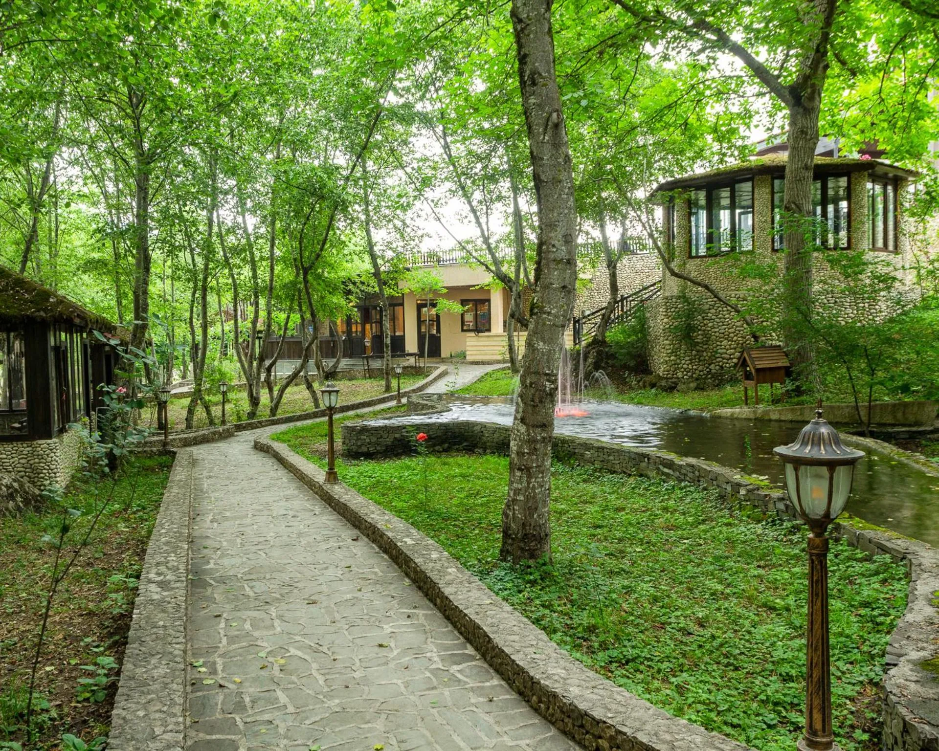 Garden in Quba Vadi Chalet Hotel