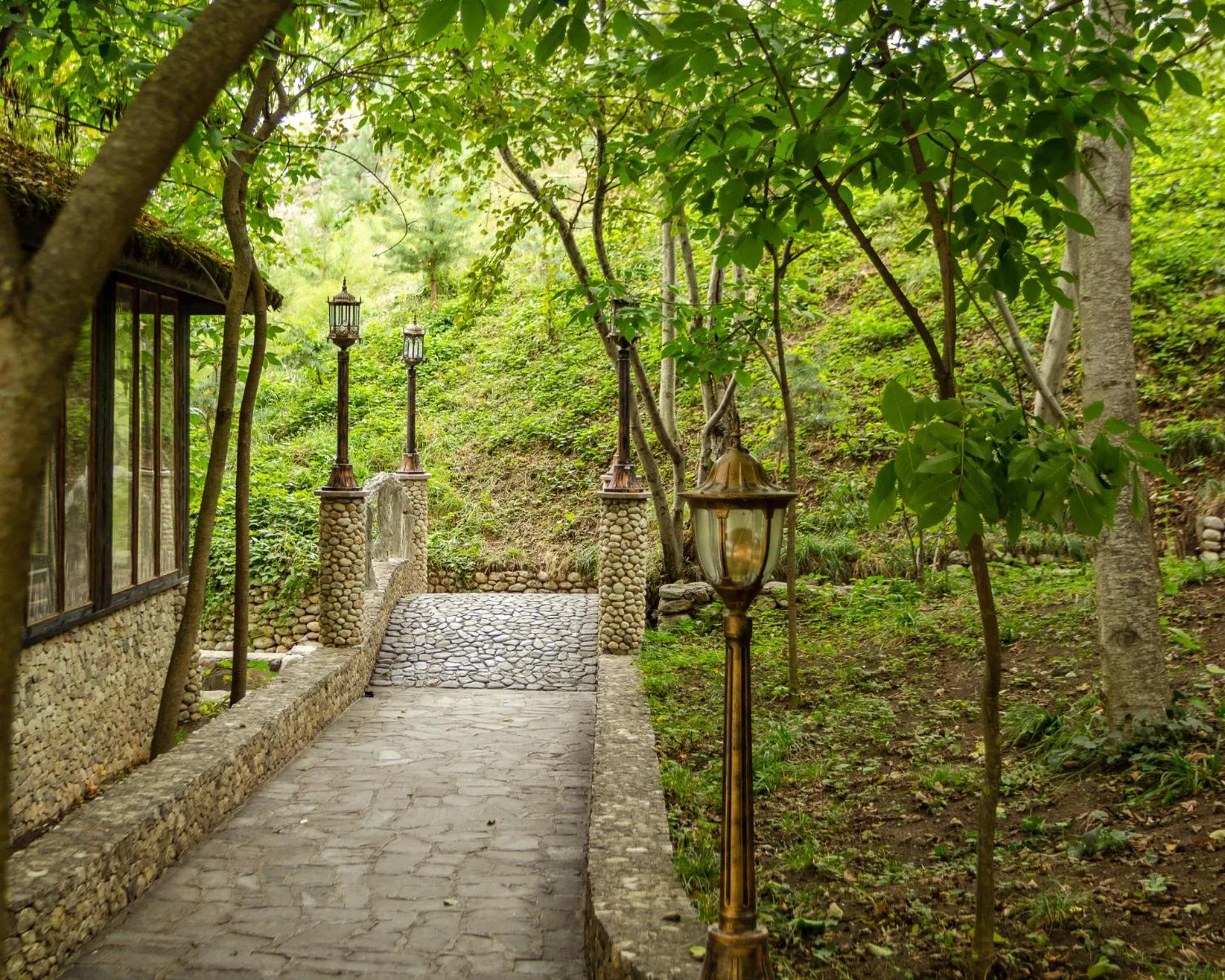 Garden in Quba Vadi Chalet Hotel