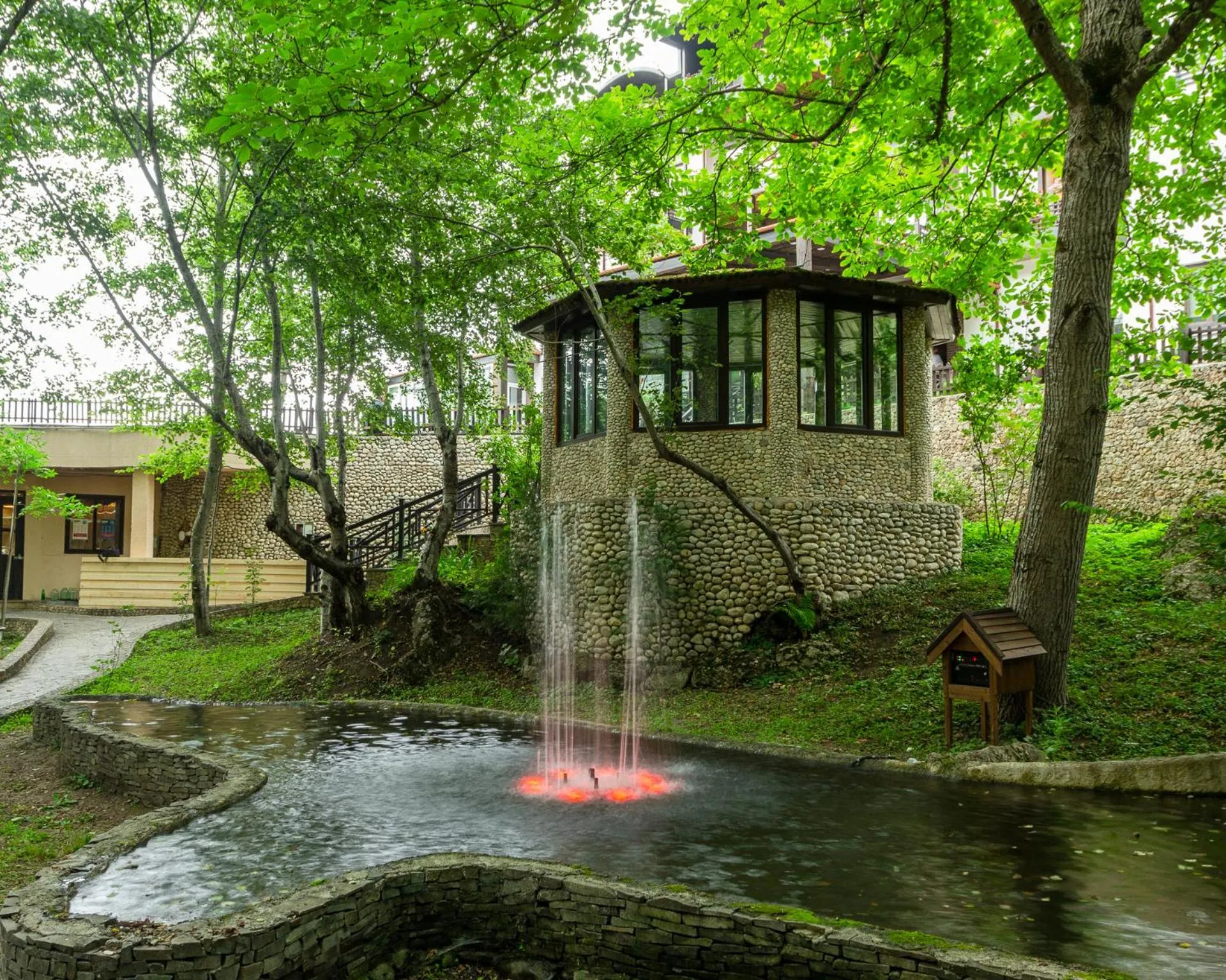 Garden in Quba Vadi Chalet Hotel