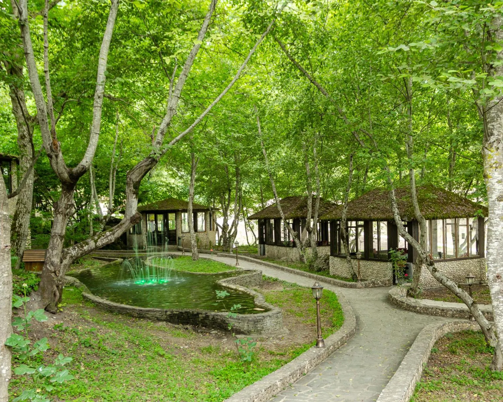 Garden in Quba Vadi Chalet Hotel