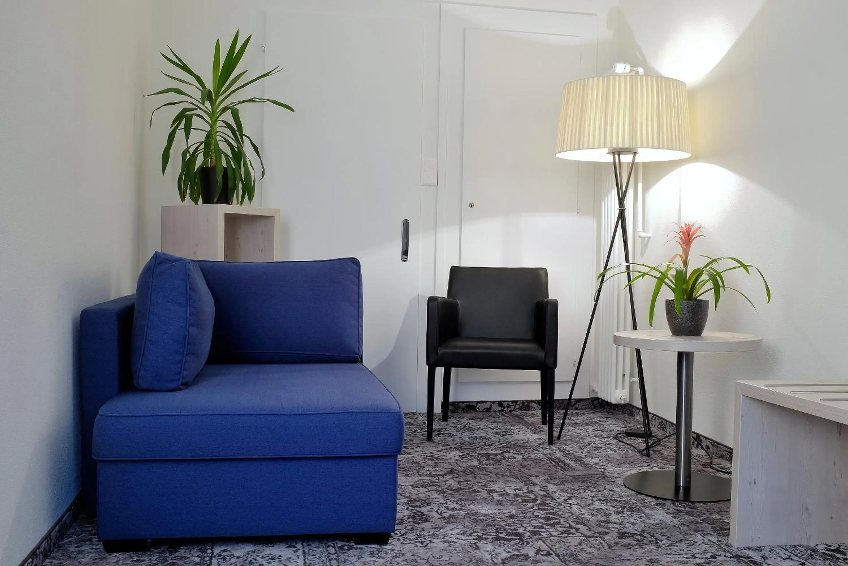 Living room in Hotel Restaurant Bellevue au Lac