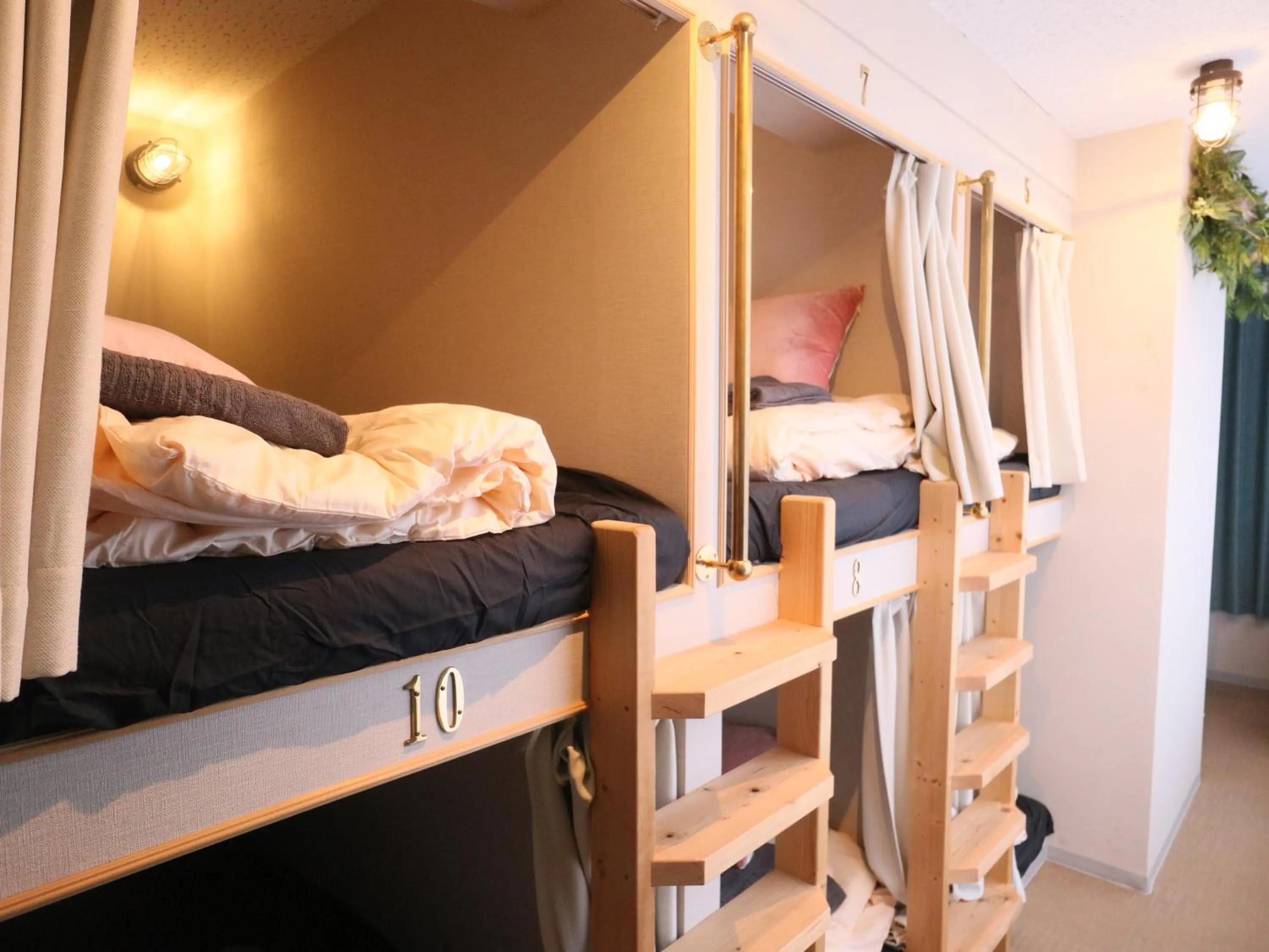 Bedroom, Bed in 54Journey 東京大手町ホステル