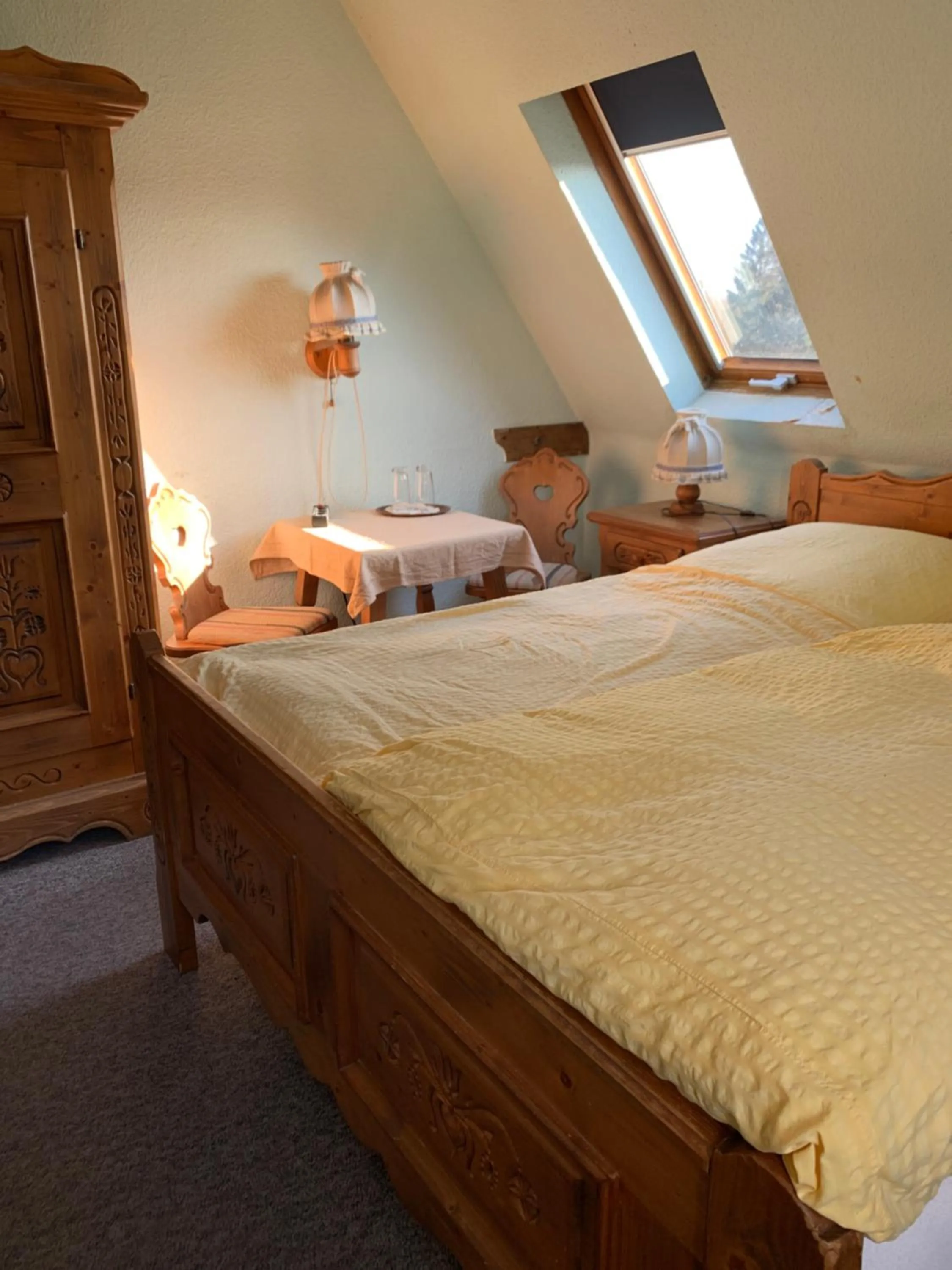 Bed in Landhotel Waldschänke