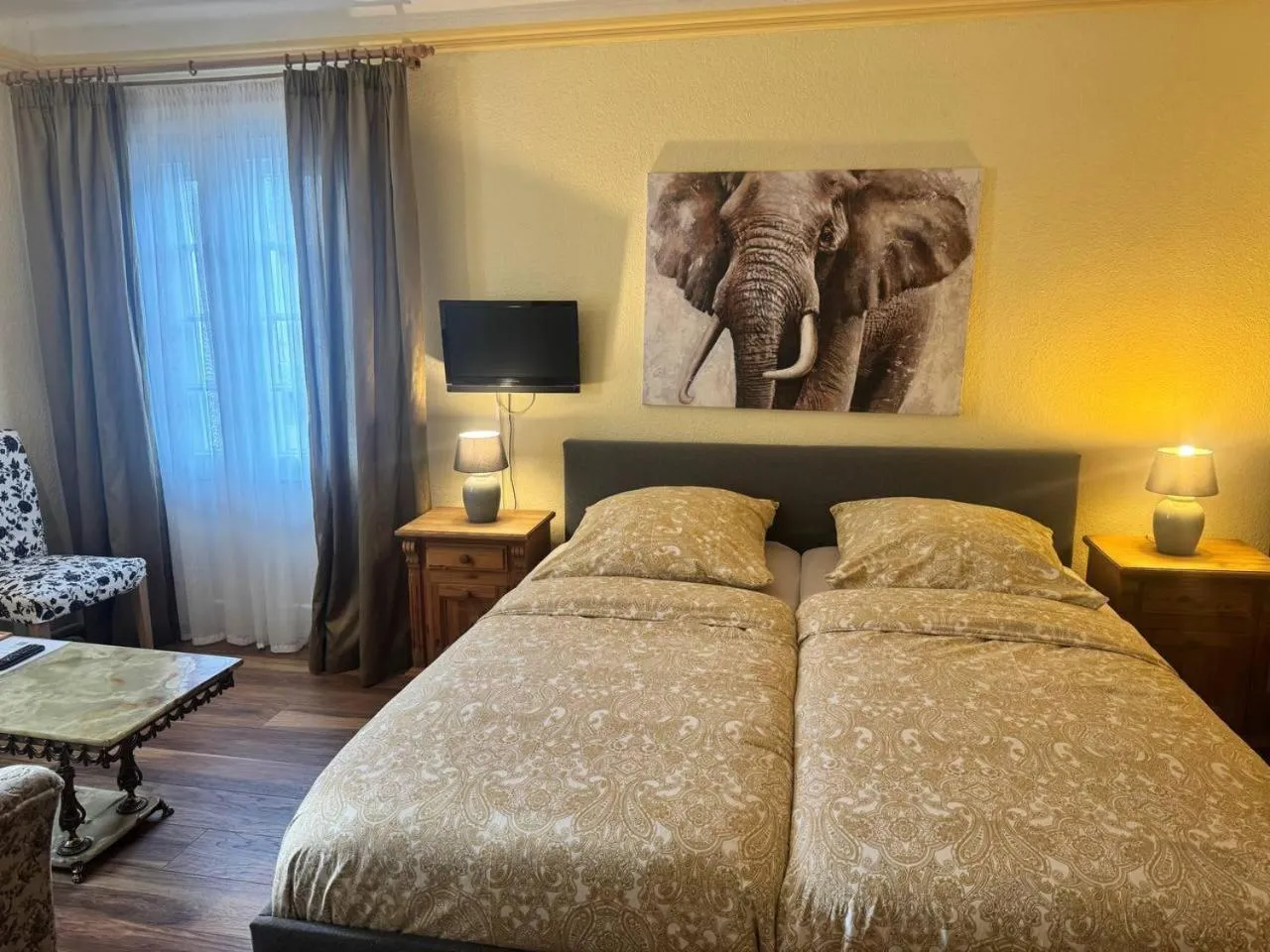 Bed in Landhotel Waldschänke