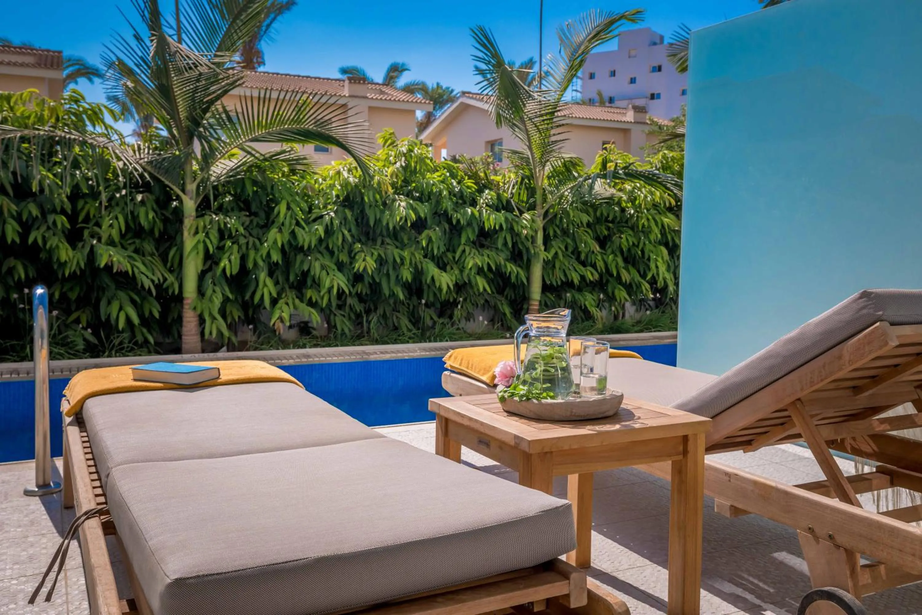 Balcony/Terrace in Tasia Maris Beach Hotel - Adults Only