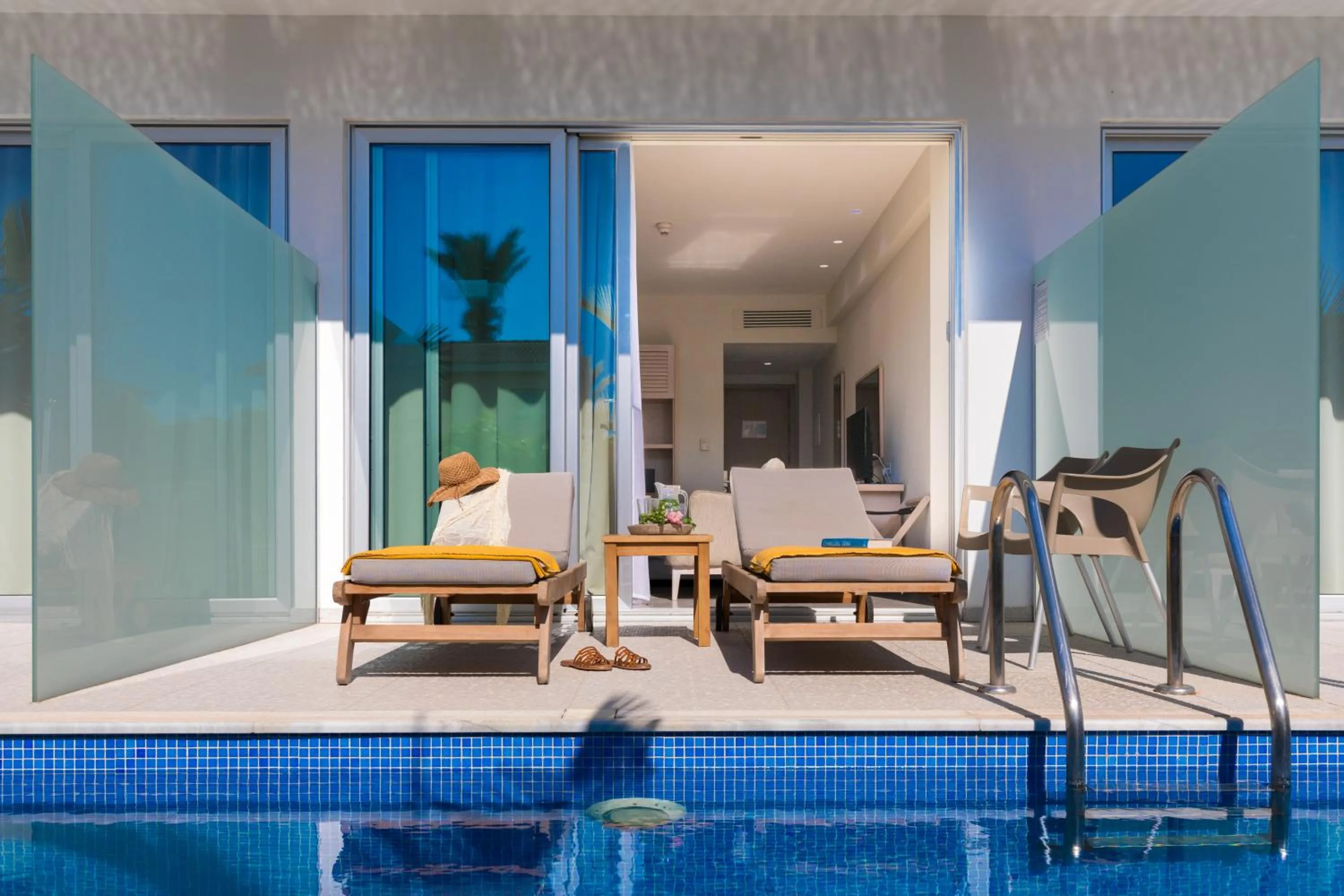 Balcony/Terrace in Tasia Maris Beach Hotel - Adults Only