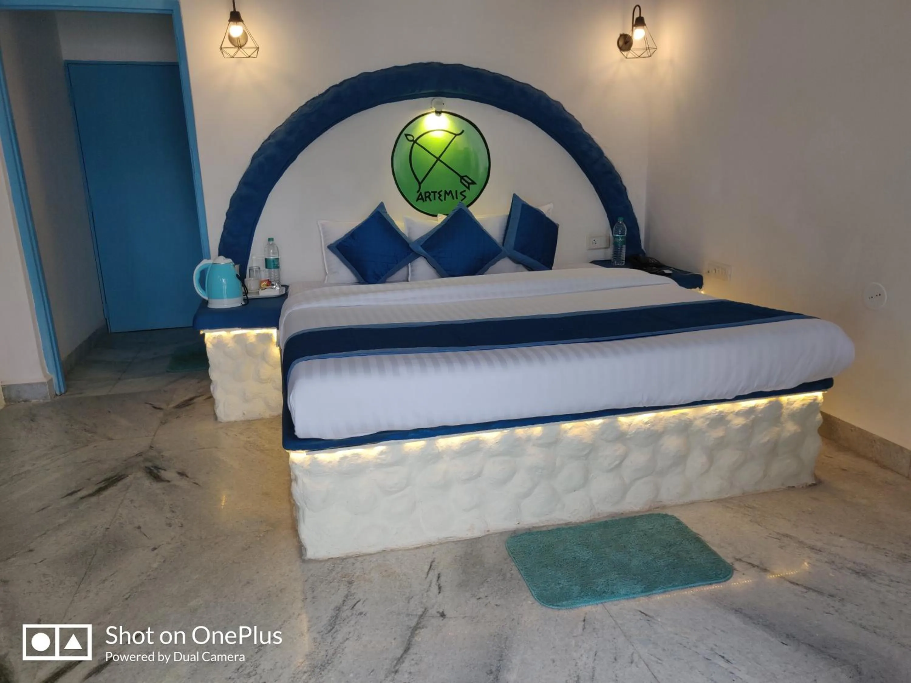 Bed in Makarios Boutique Hotel