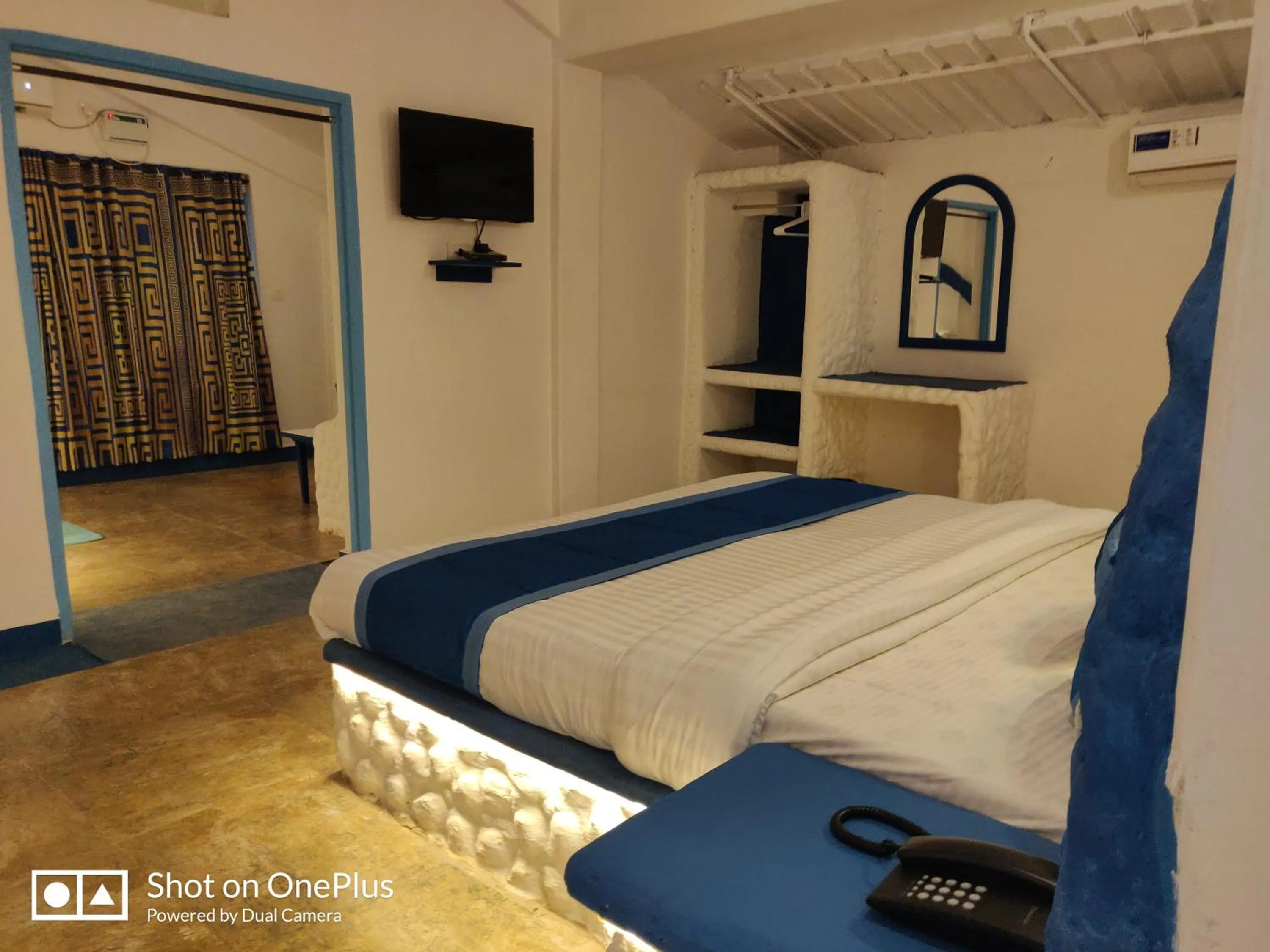 Bed in Makarios Boutique Hotel