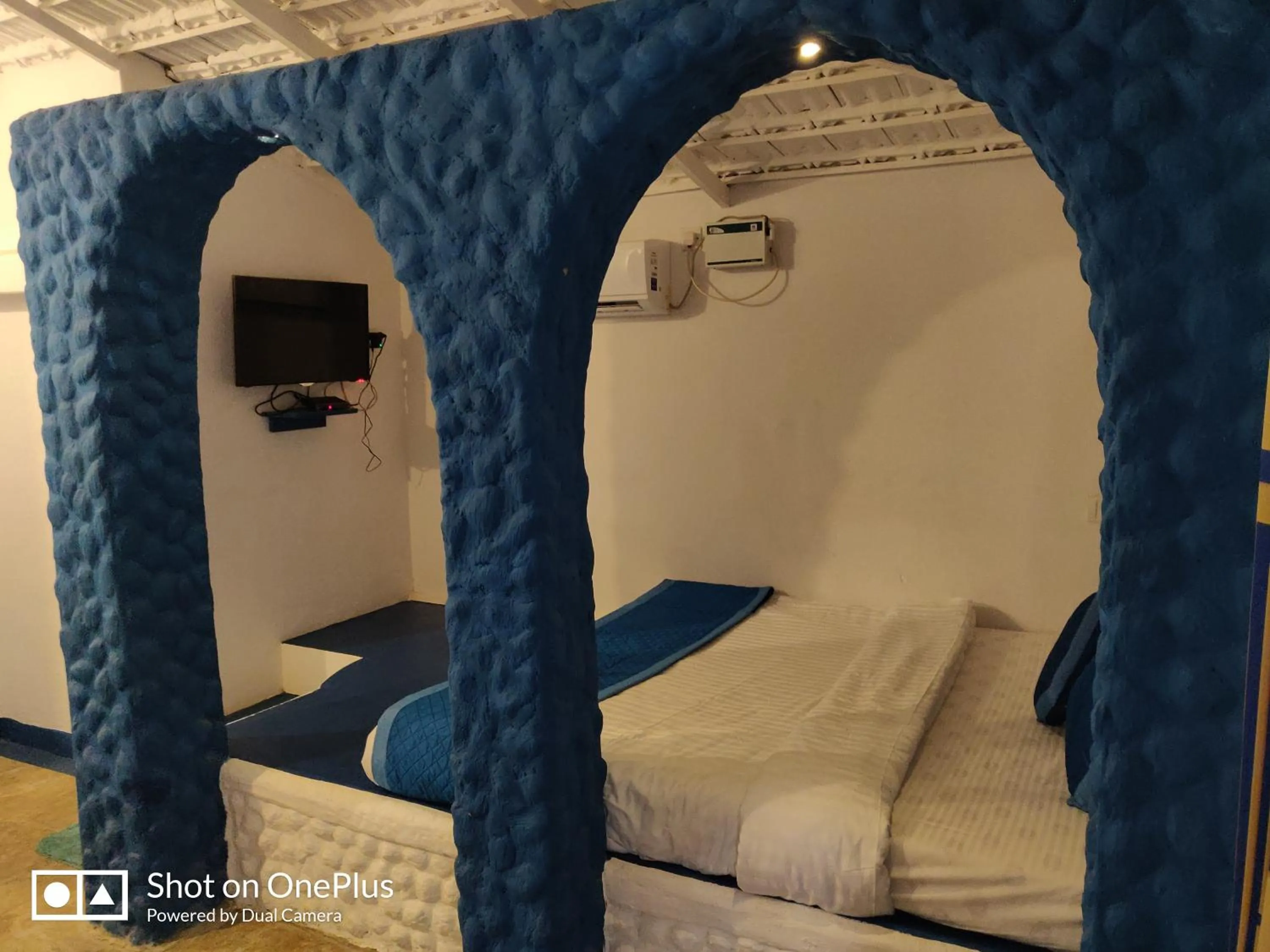 Bed in Makarios Boutique Hotel