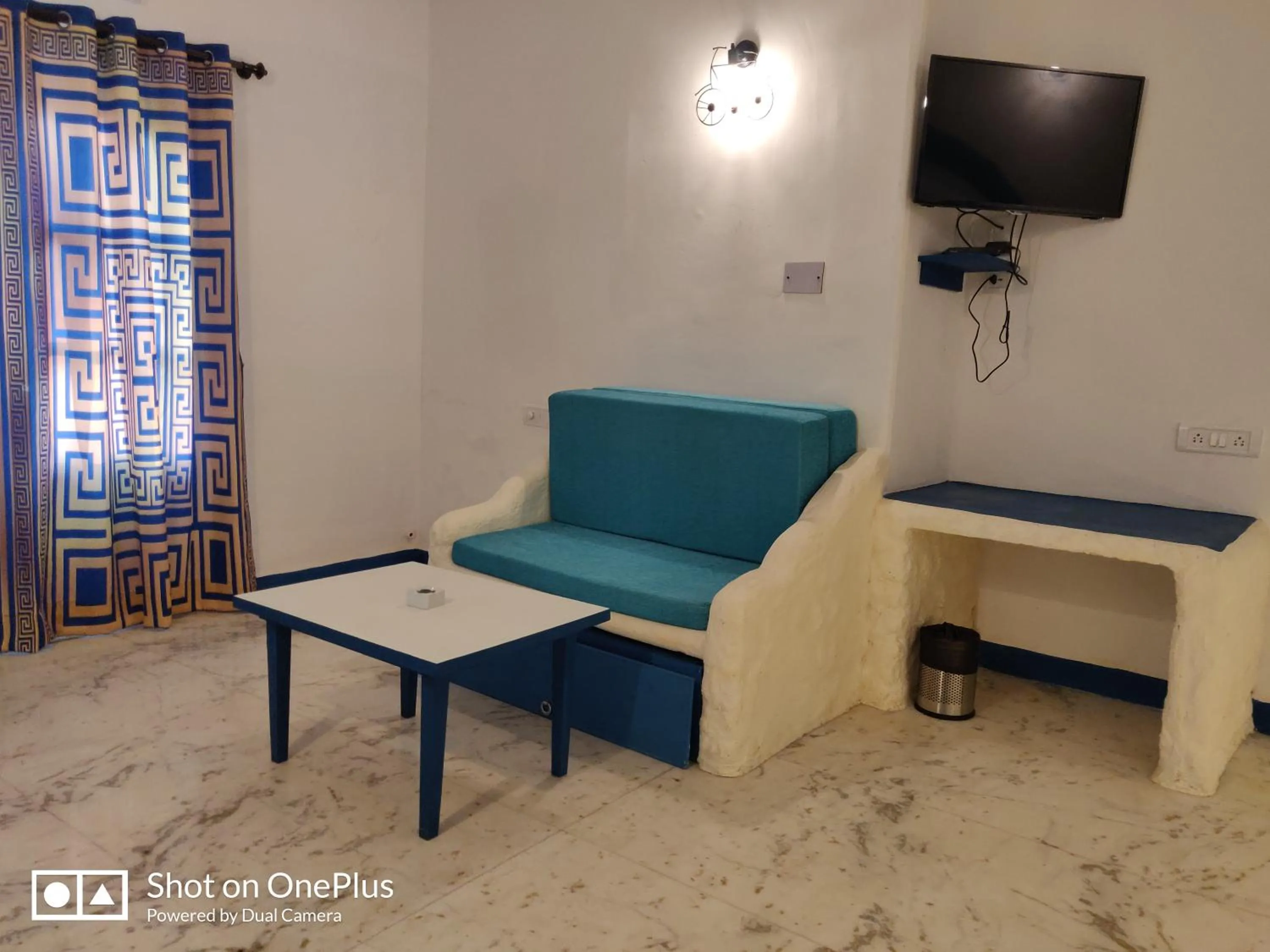 Seating area in Makarios Boutique Hotel