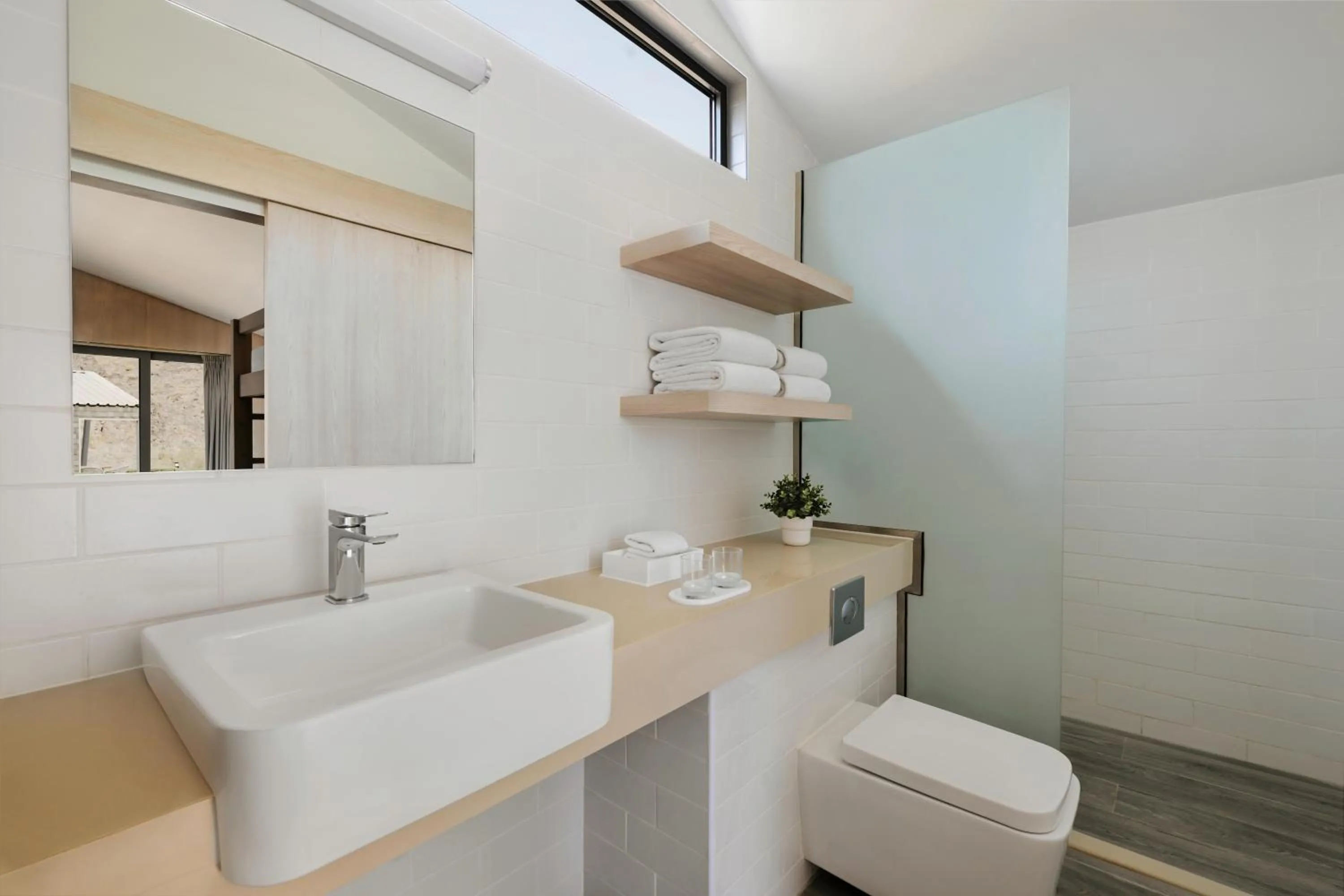 Shower in JA Hatta Fort Hotel