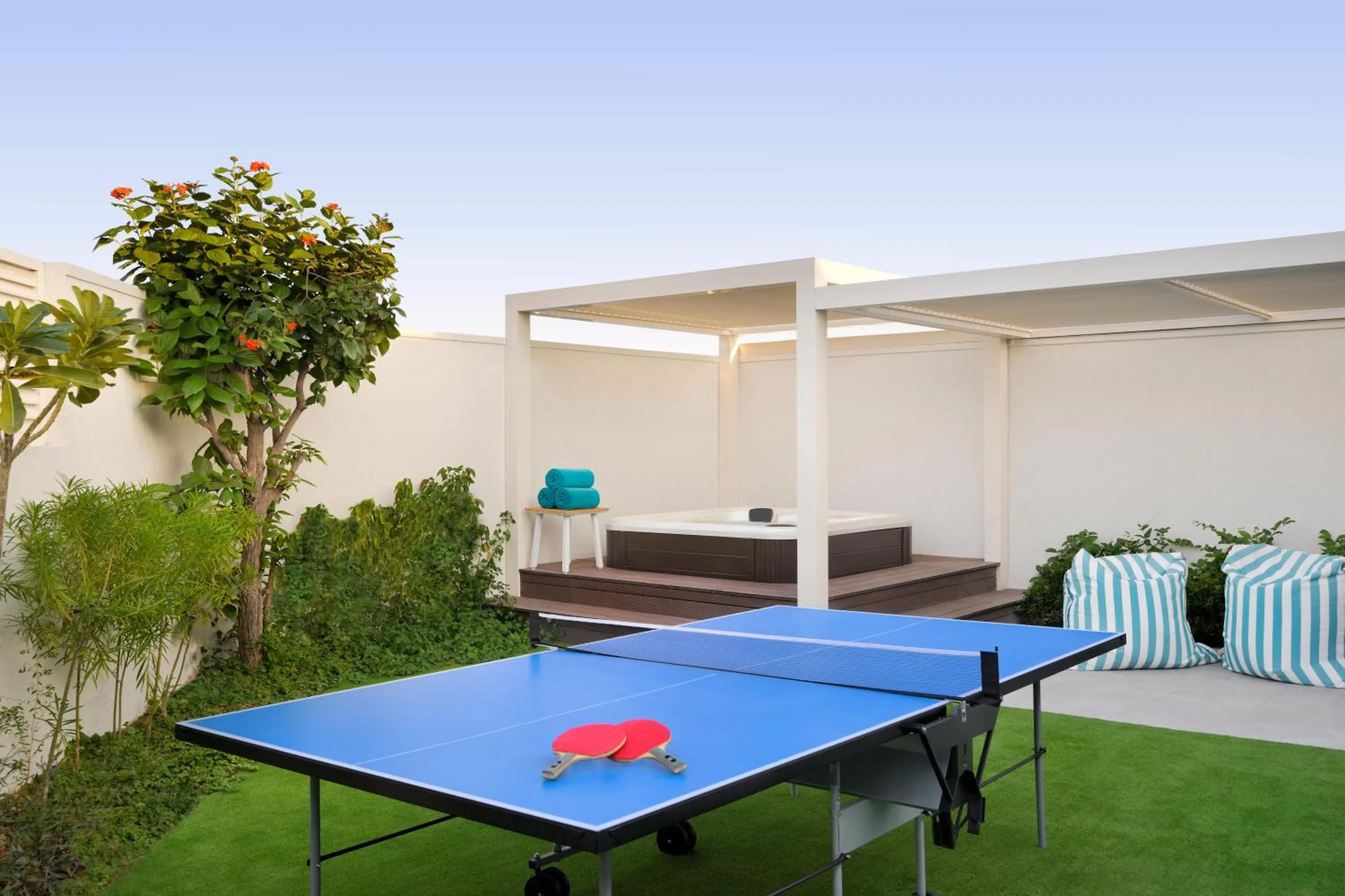 Hot Tub in JA Hatta Fort Hotel