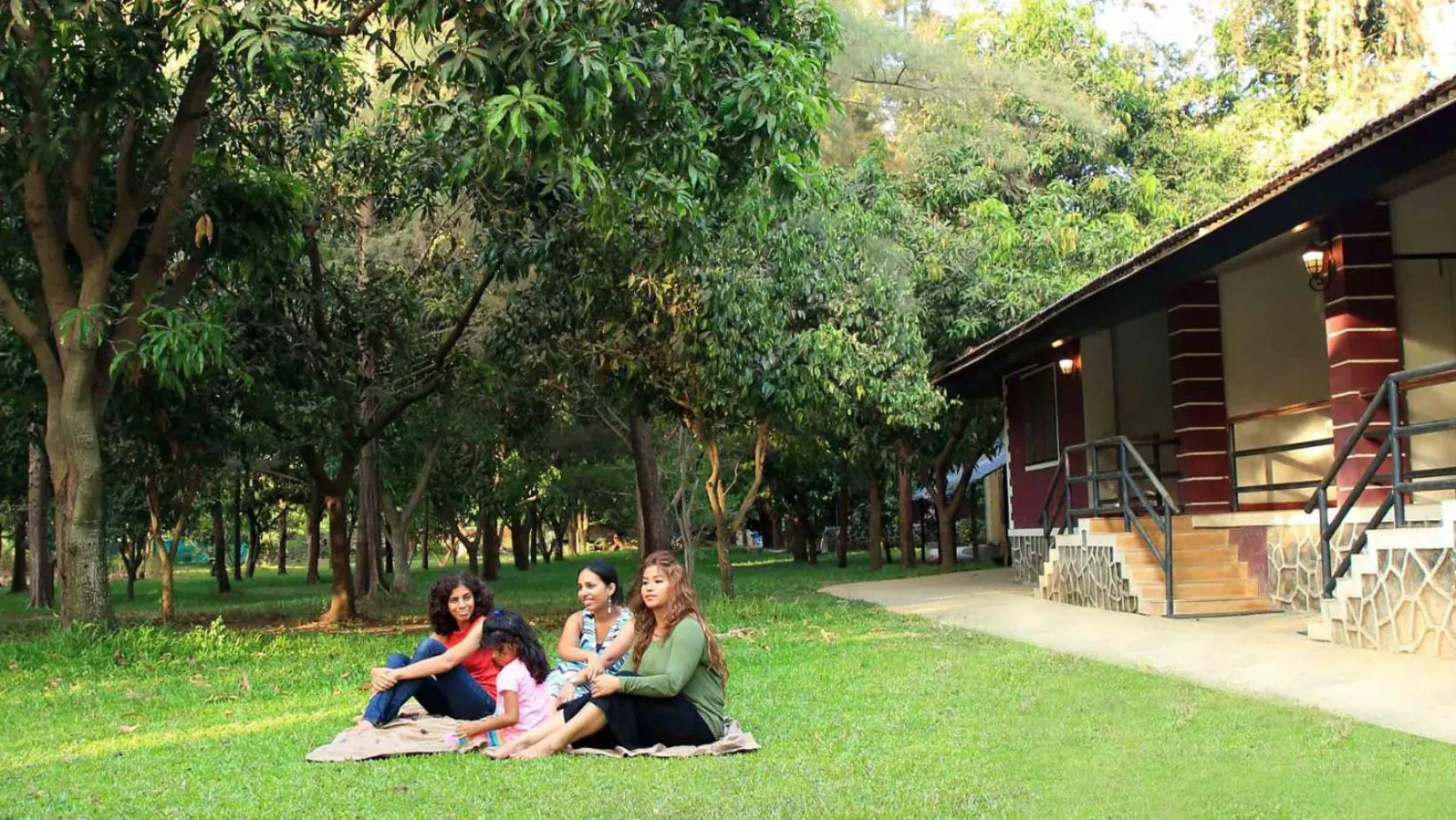 Garden in Pinewood Resort