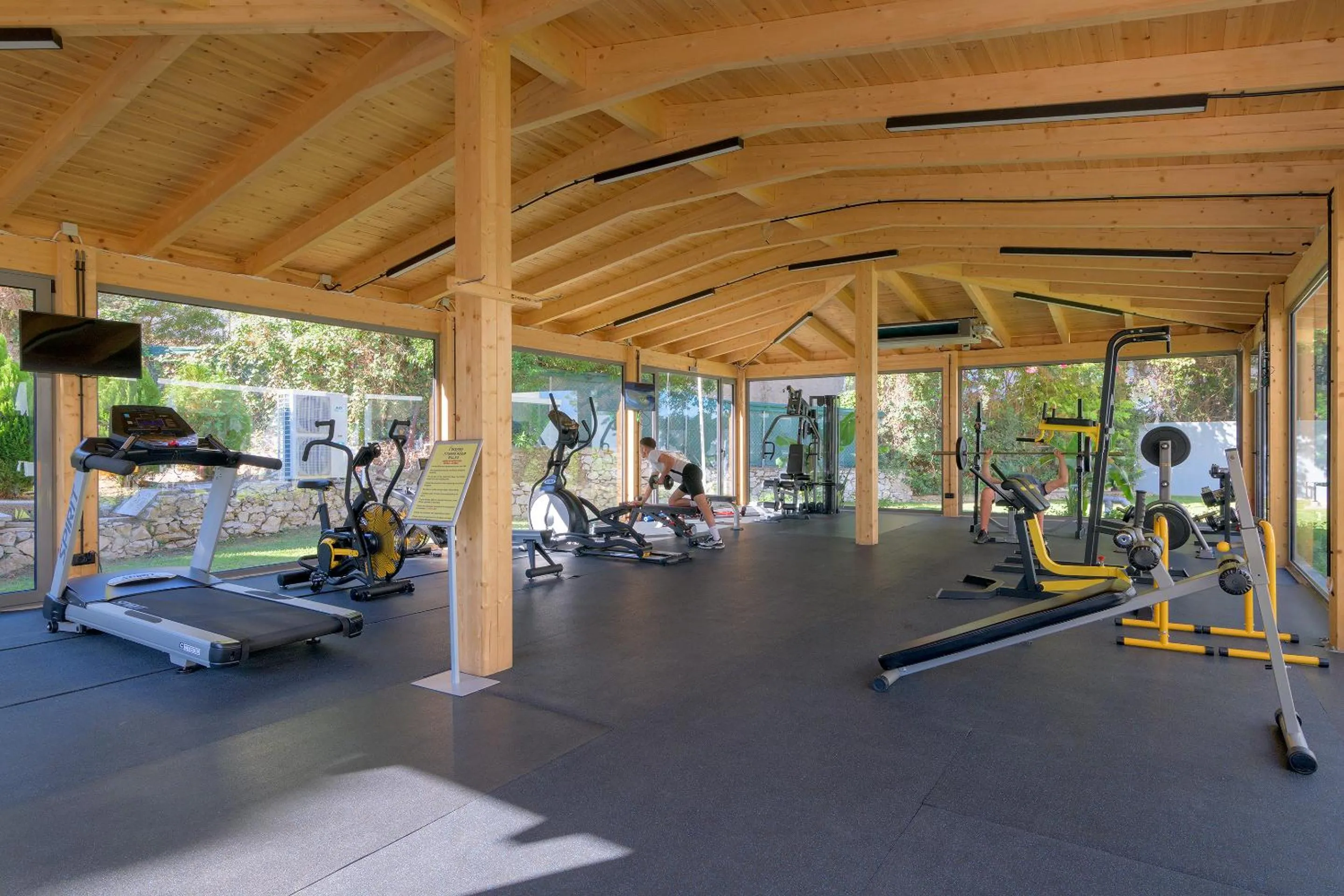 Fitness centre/facilities in Oceanis Beach Hotel