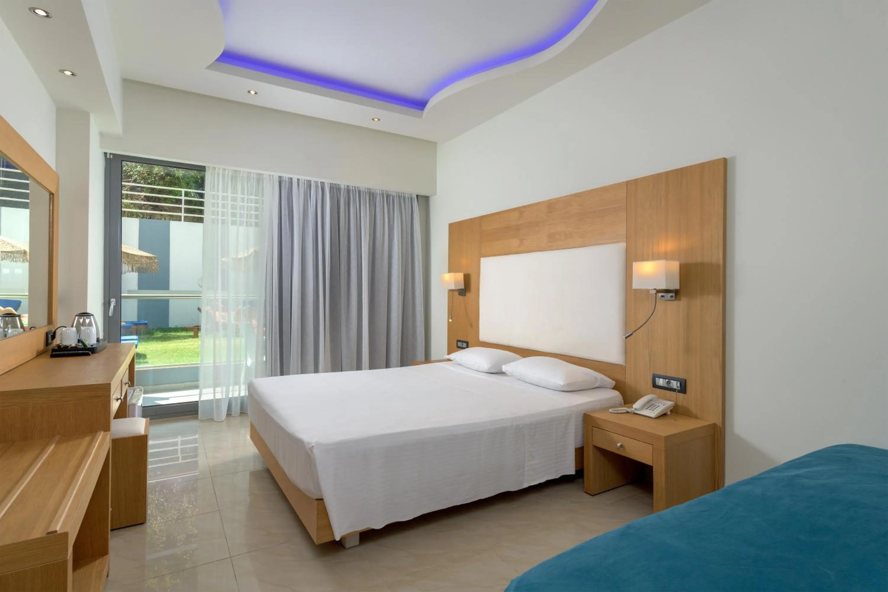 Photo of the whole room, Bed in Oceanis Beach Hotel