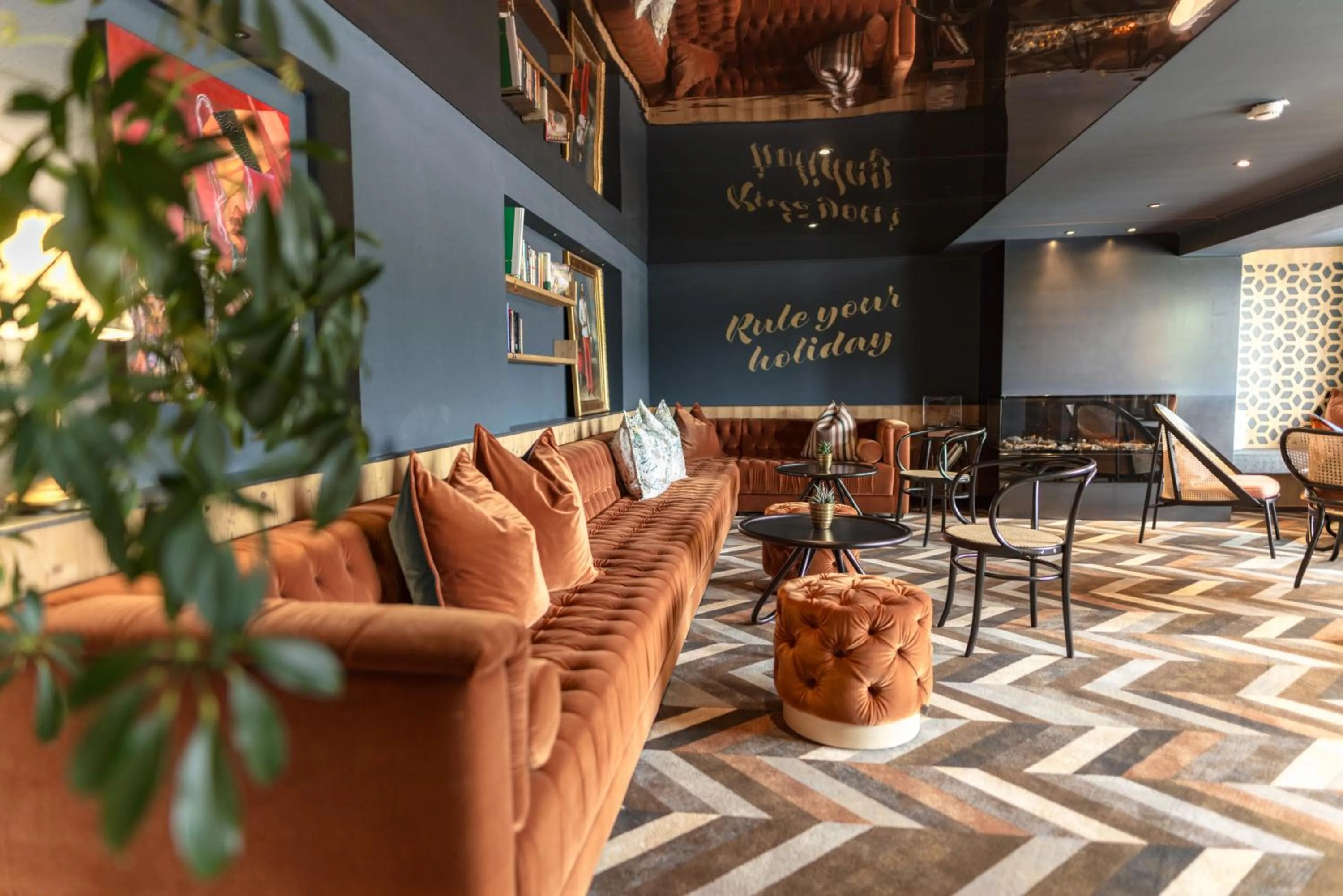 Lounge or bar in Appartements Erzherzog Johann